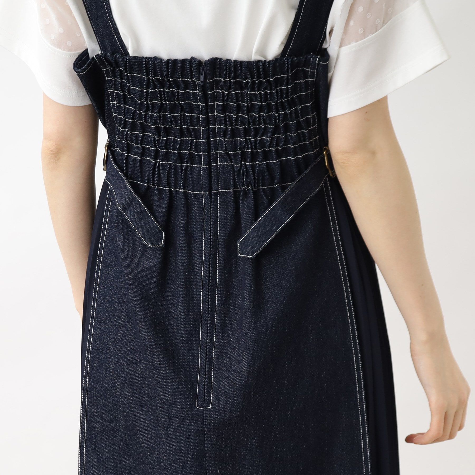 grove「キレイに決まる!脇プリーツジャンドレ」|ワンピース|