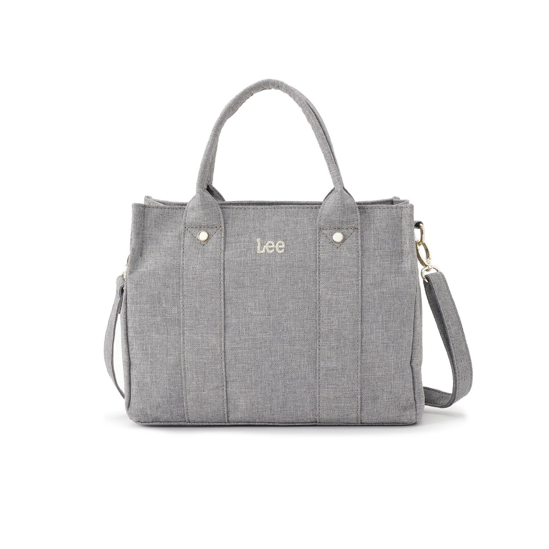 grove「【Lee別注】麻調スクエア2WAYトート」|トートバッグ|