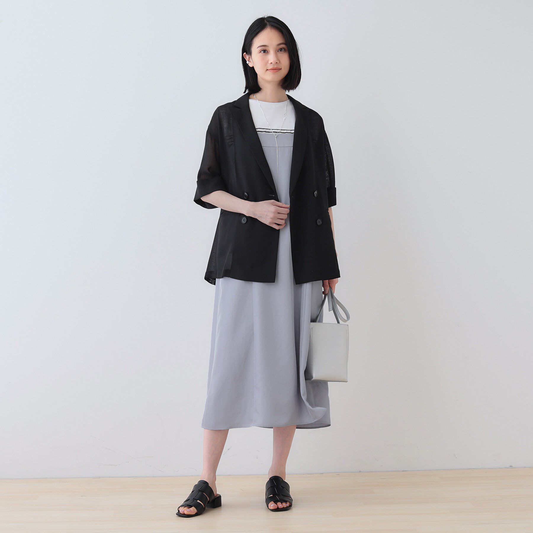 INDIVI「【洗える／UVケア】スリップワンピース」|ワンピース|