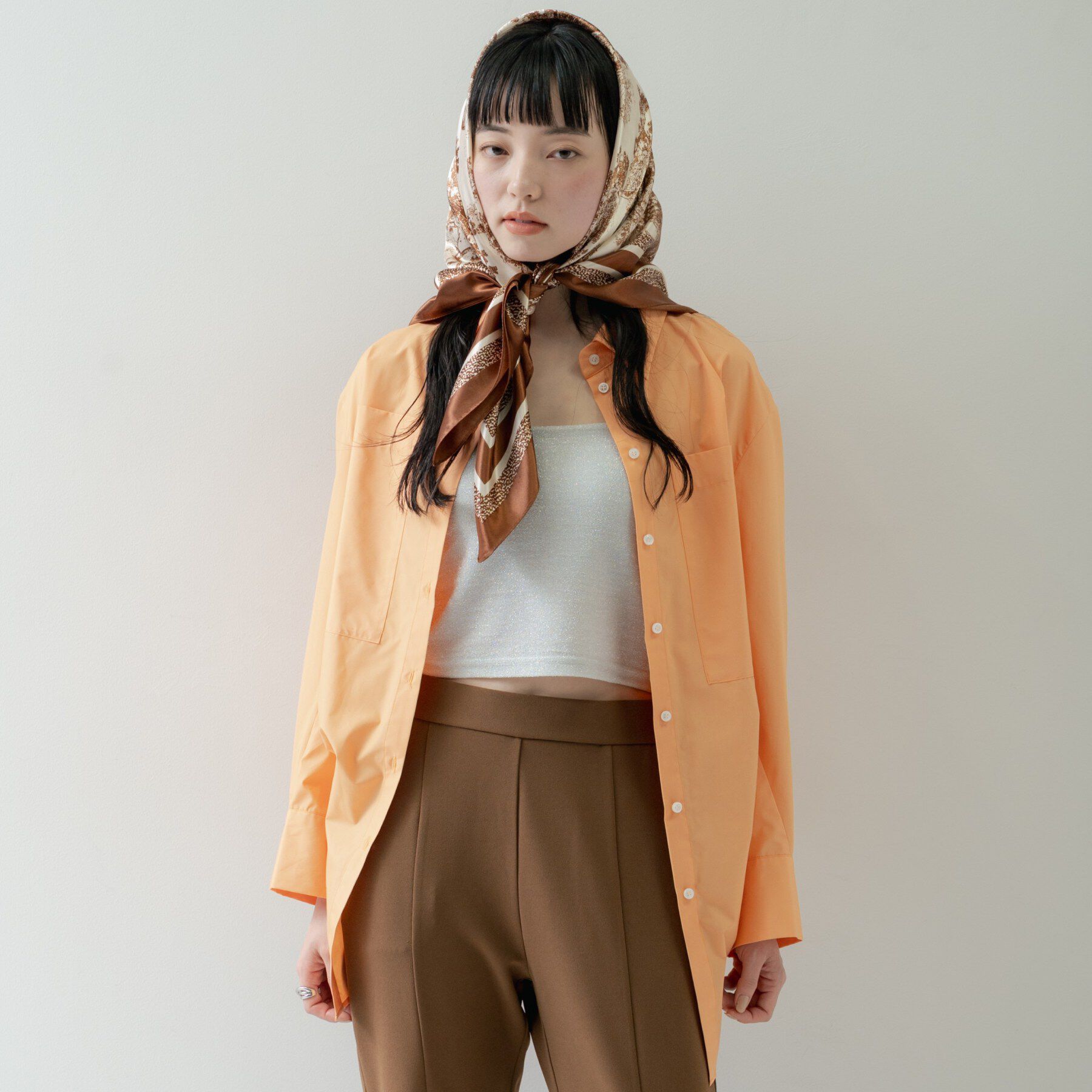 GALLEST「Timeless｜ビッグポケットフォルムシャツ【接触冷感】」|シャツ・ブラウス|