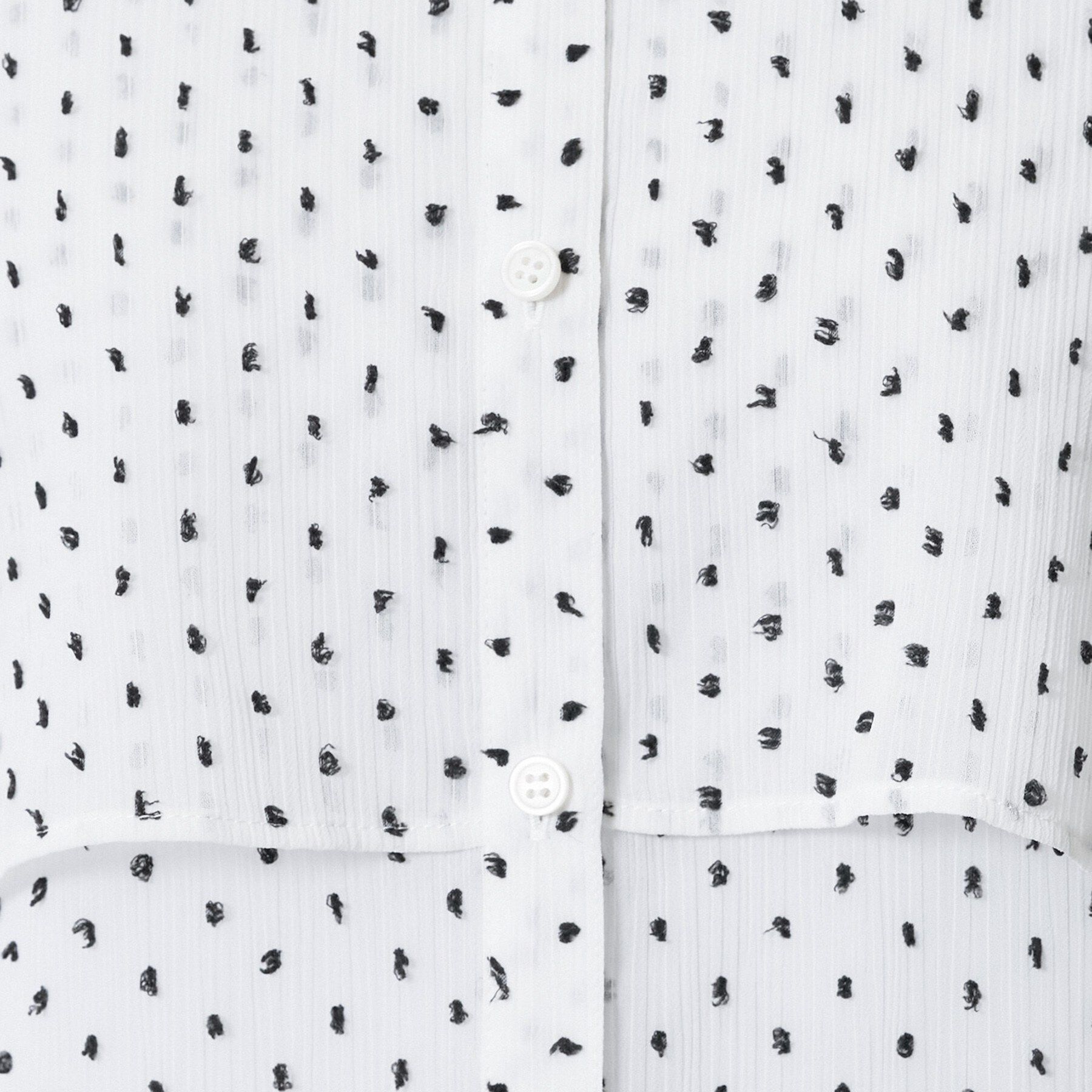 INDIVI「【洗える／ドットモチーフ】ケープスリーブブラウス」|シャツ・ブラウス|