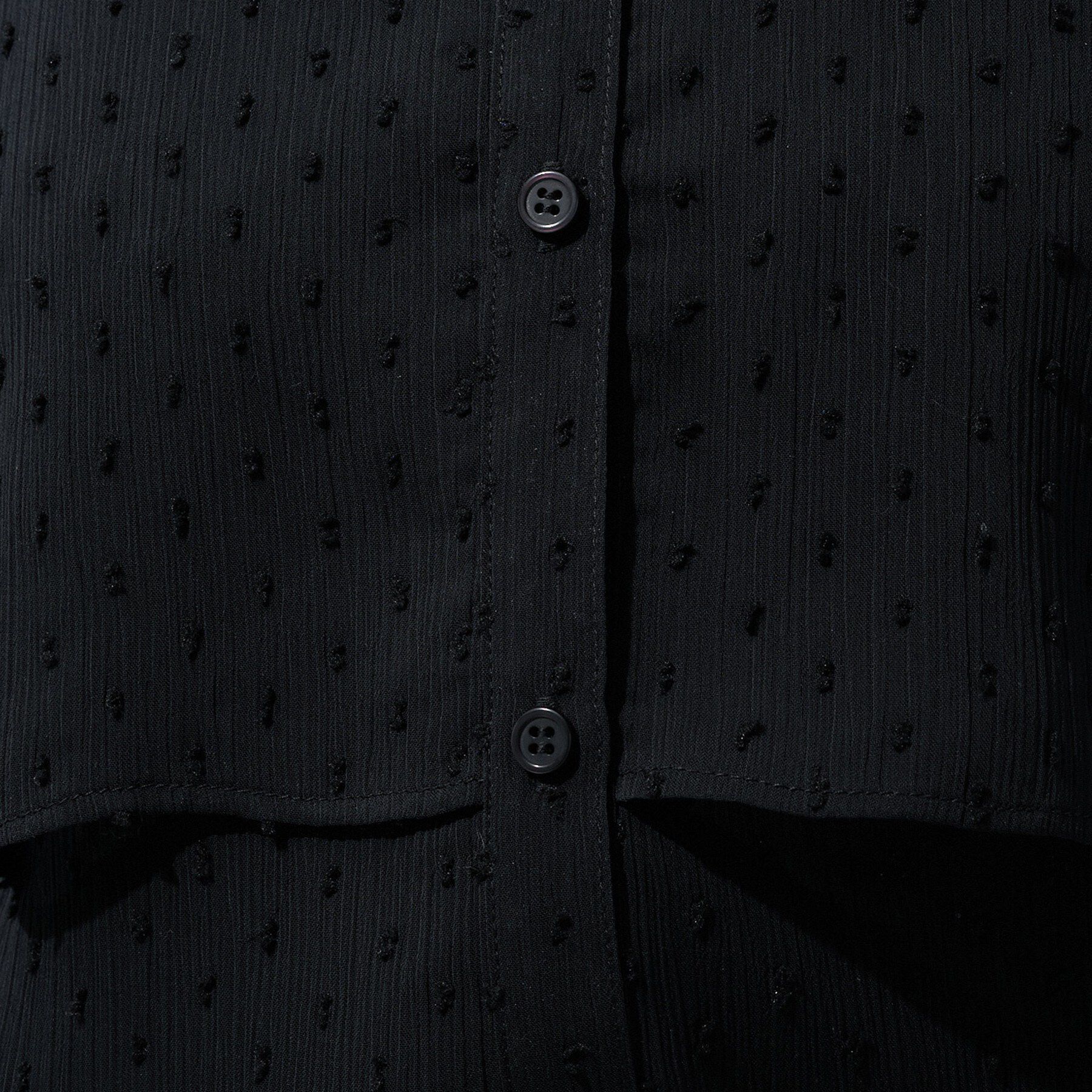 INDIVI「【洗える／ドットモチーフ】ケープスリーブブラウス」|シャツ・ブラウス|