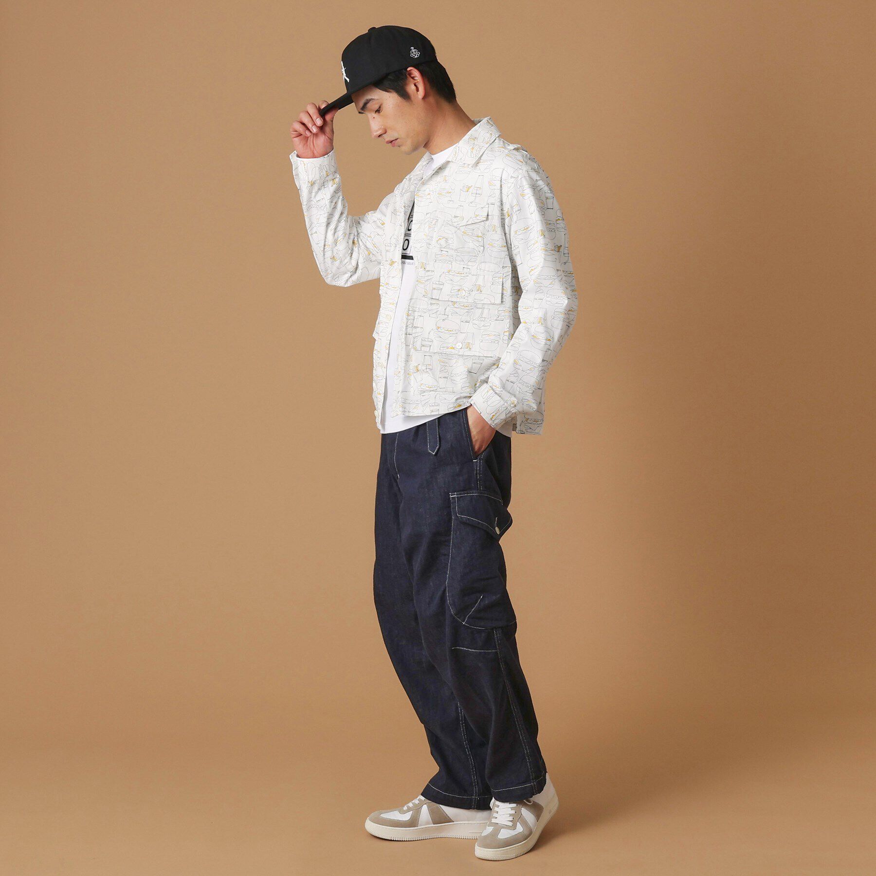 40CARATS&525「多ポケット シャツブルゾン」|ブルゾン・スタジャン|