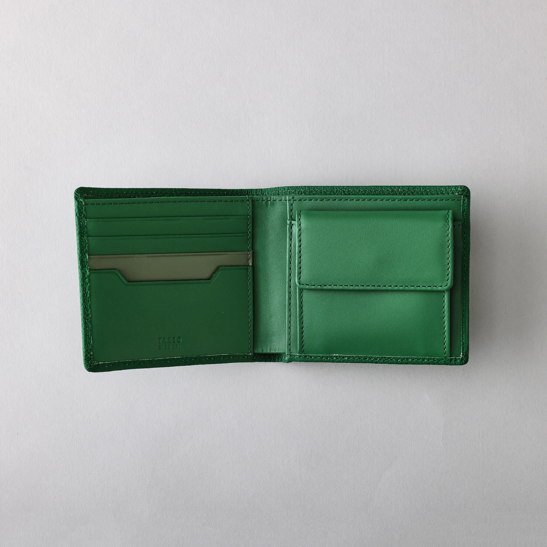 TAKEO KIKUCHI「ソフトシュリンクレザー二つ折り財布」|財布|
