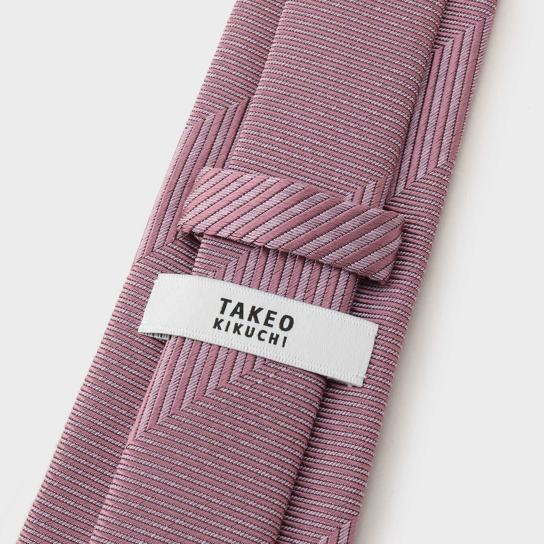 TAKEO KIKUCHI「ワイルドシルク シャドーヘリンボンネクタイ」|ネクタイ・蝶ネクタイ|