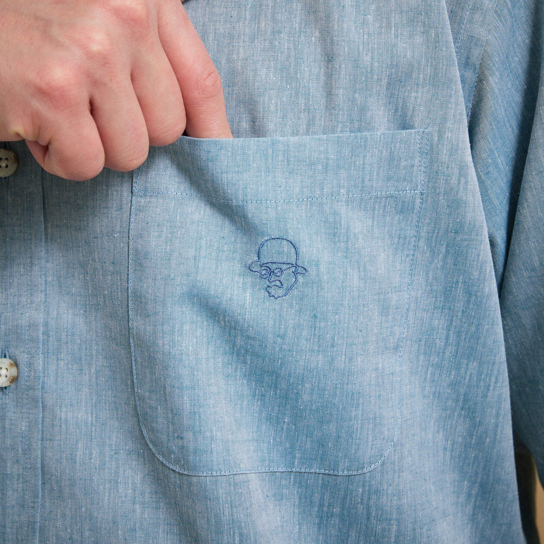 TAKEO KIKUCHI「ハイブリッド リネン 七分袖シャツ」|シャツ・ブラウス|