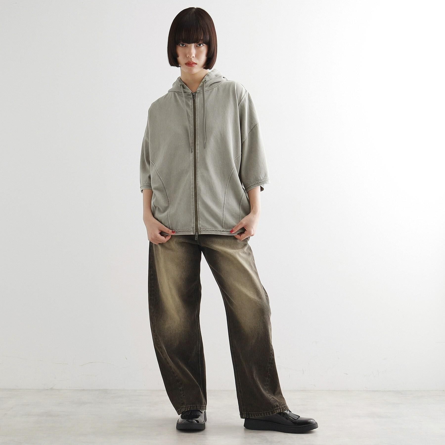 tk.TAKEO KIKUCHI「ヴィンテージライククロップドパーカ」|パーカー|