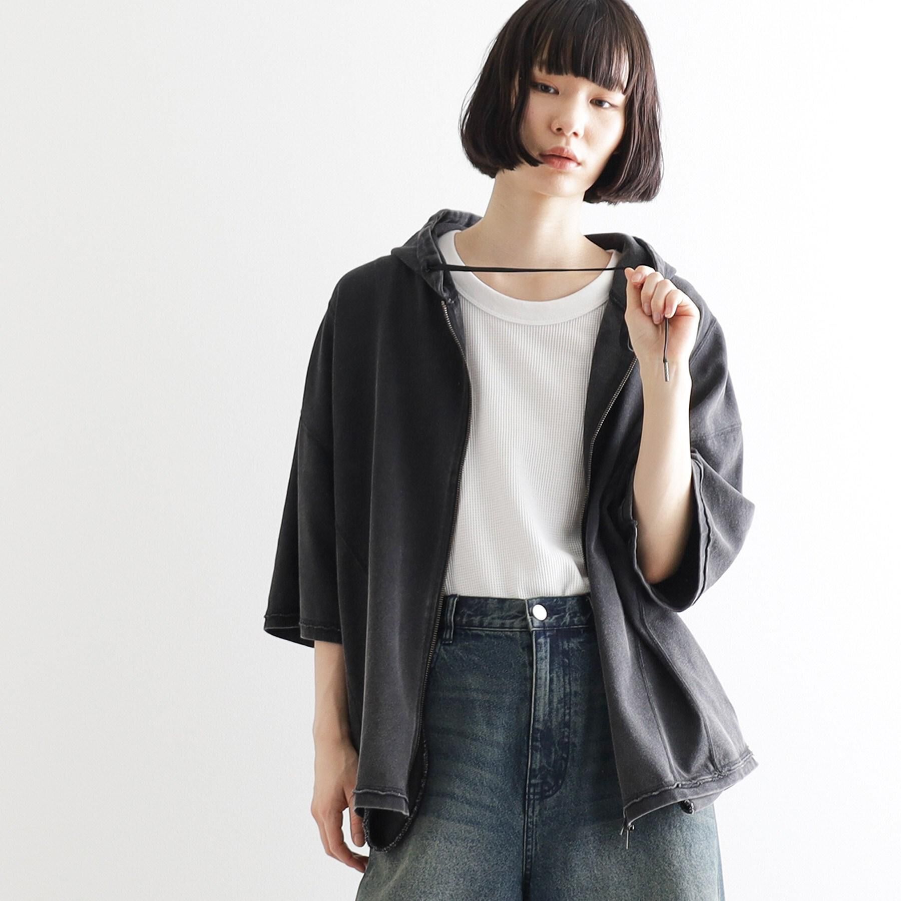 tk.TAKEO KIKUCHI「ヴィンテージライククロップドパーカ」|パーカー|