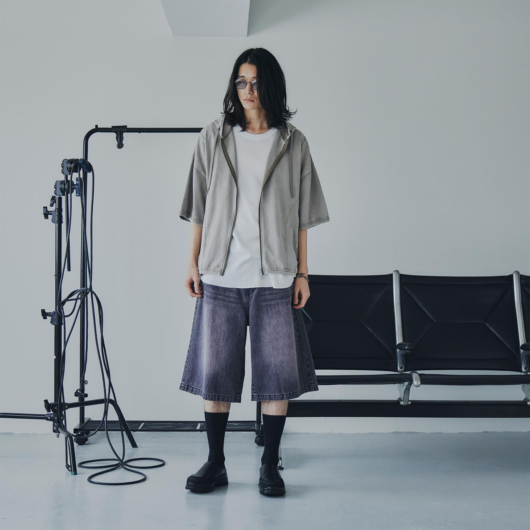 tk.TAKEO KIKUCHI「ヴィンテージライククロップドパーカ」|パーカー|