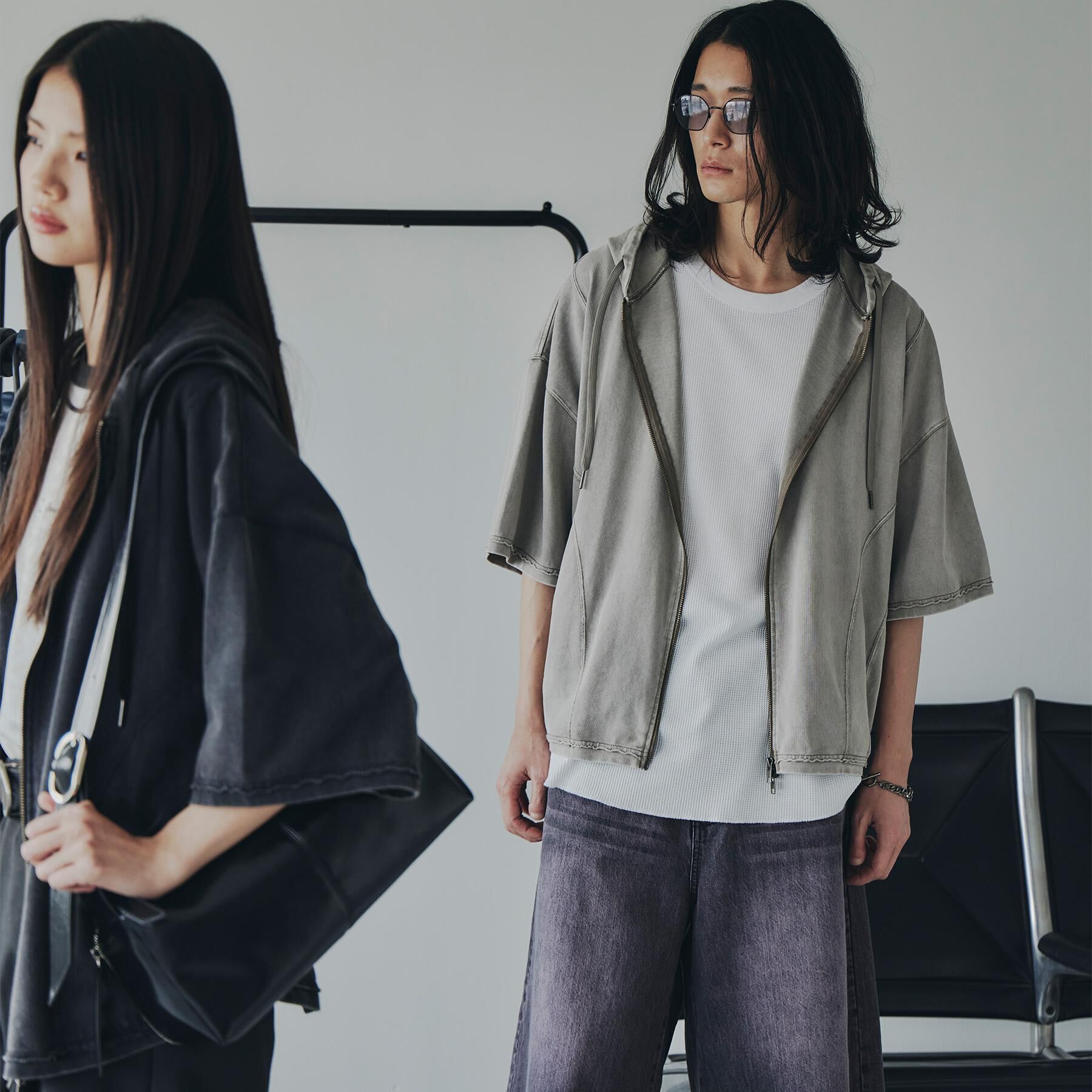 tk.TAKEO KIKUCHI「ヴィンテージライククロップドパーカ」|パーカー|