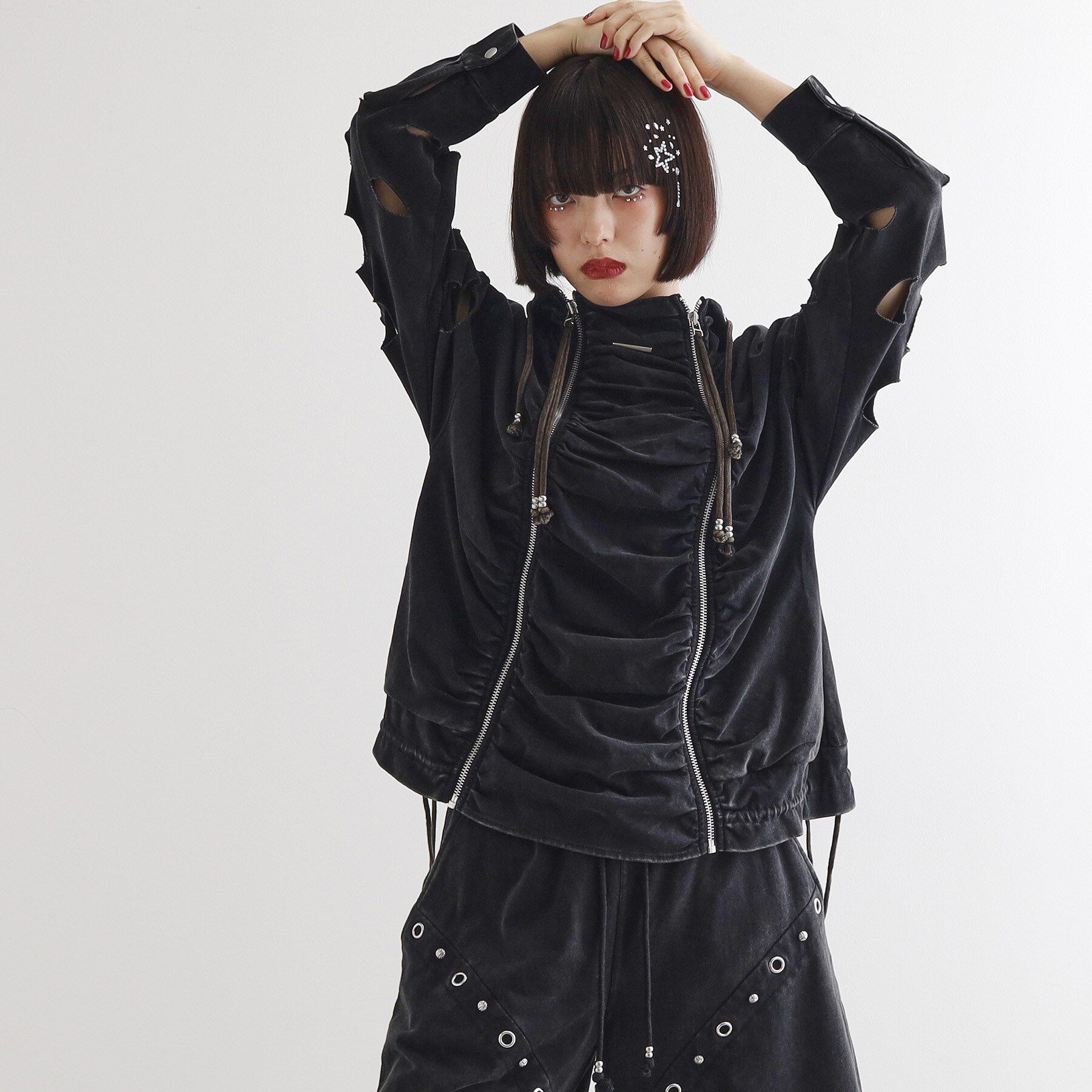 tk.TAKEO KIKUCHI「K&rsquo;PJT by AOI 『Lightweight Parka』」|パーカー|ブラック(019)