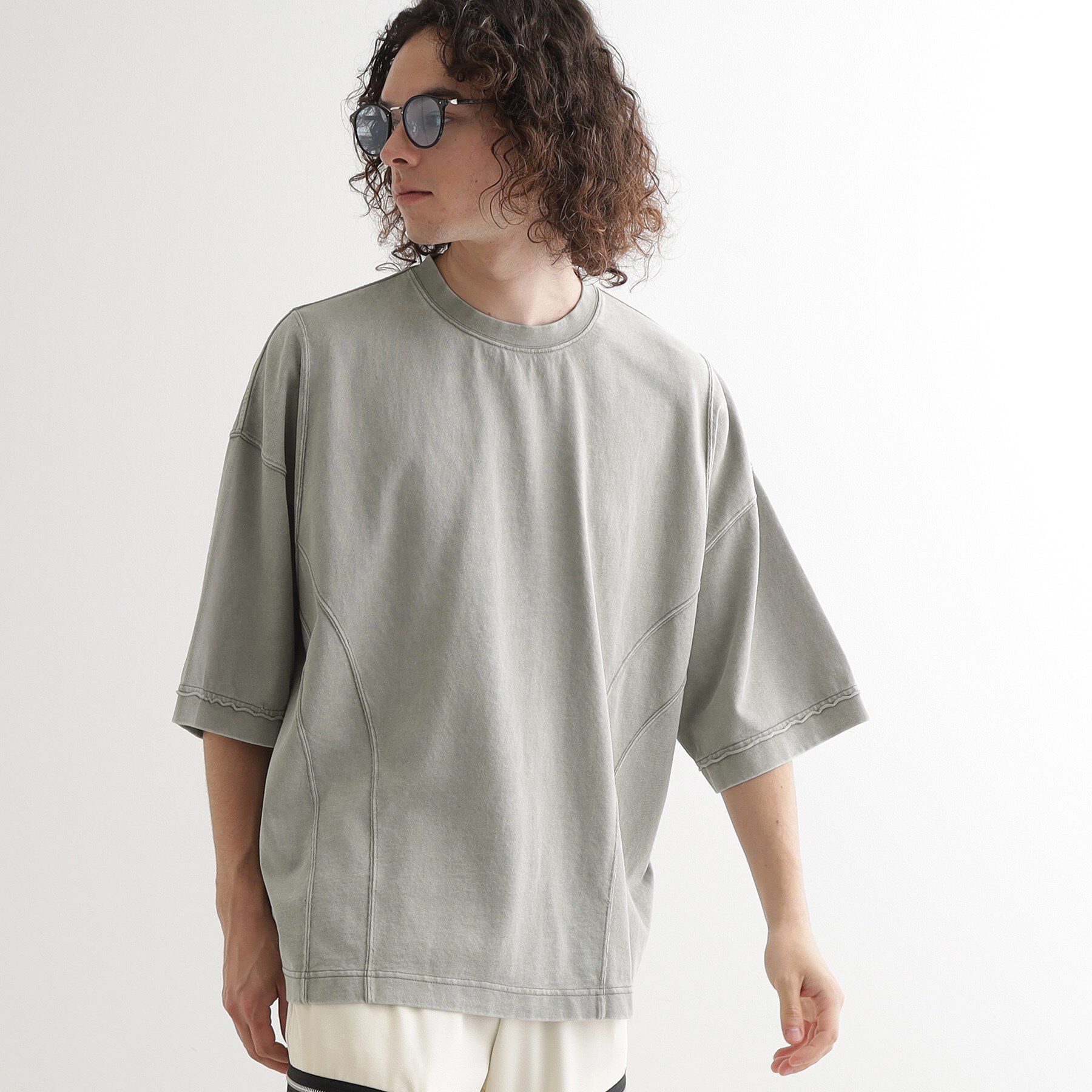 tk.TAKEO KIKUCHI「ヴィンテージクロップドTシャツ/ヴィンテージライク/半袖Tシャツ」|Tシャツ・カットソー|