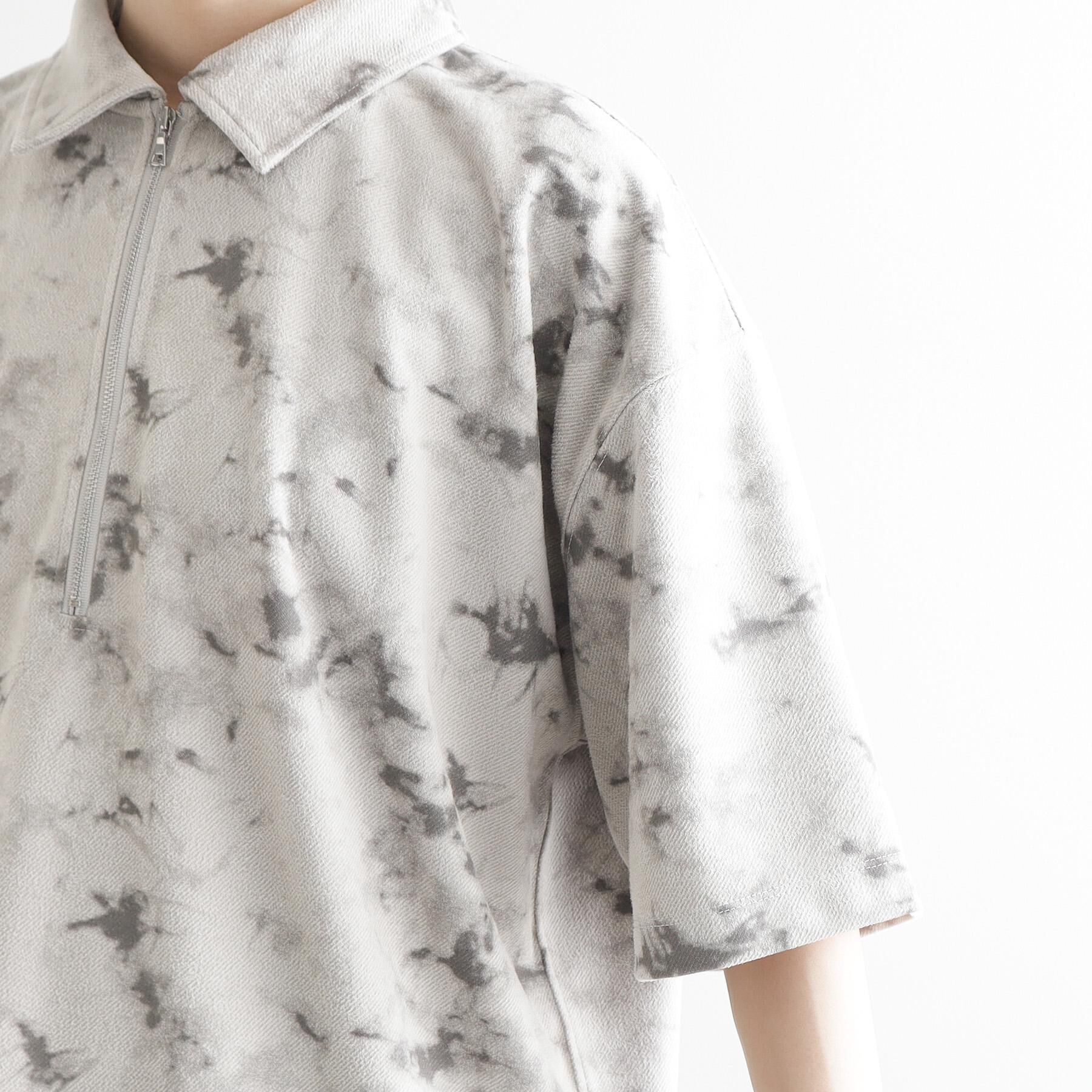 tk.TAKEO KIKUCHI「ヴィンテージライクハーフジップポロシャツ」|ポロシャツ|