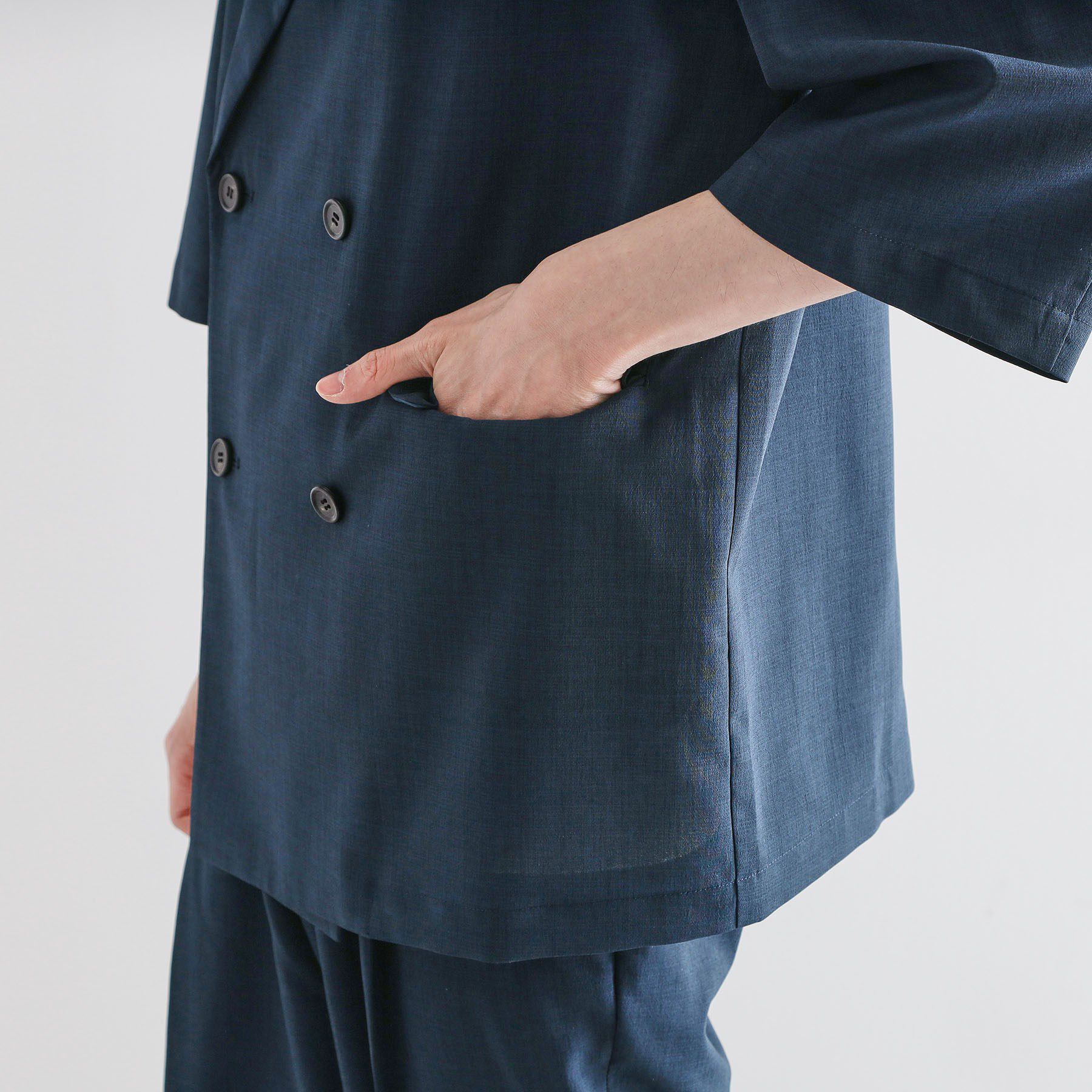 tk.TAKEO KIKUCHI「【セットアップ 2点セット】ダブルテーラード半袖ジャケット＋スラックス」|スーツ|