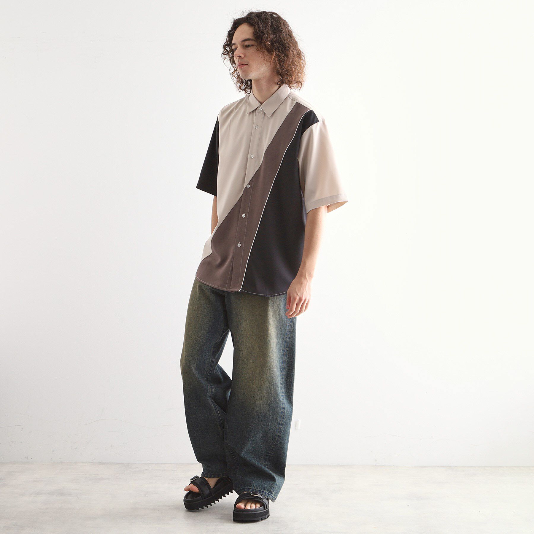 tk.TAKEO KIKUCHI「カーブスイッチシャツ」|シャツ・ブラウス|