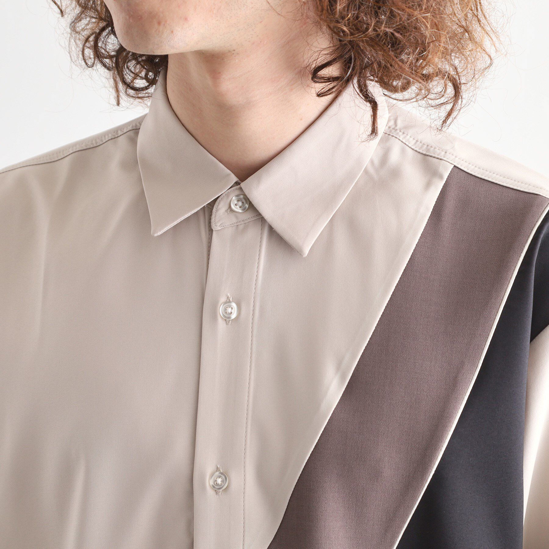 tk.TAKEO KIKUCHI「カーブスイッチシャツ」|シャツ・ブラウス|