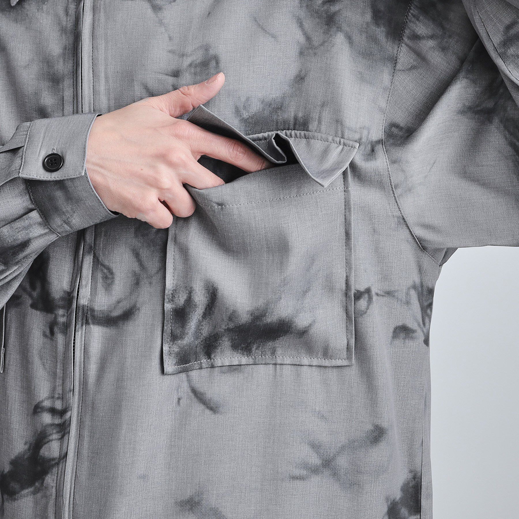 tk.TAKEO KIKUCHI「シャンブレーシャツアウター」|シャツ・ブラウス|