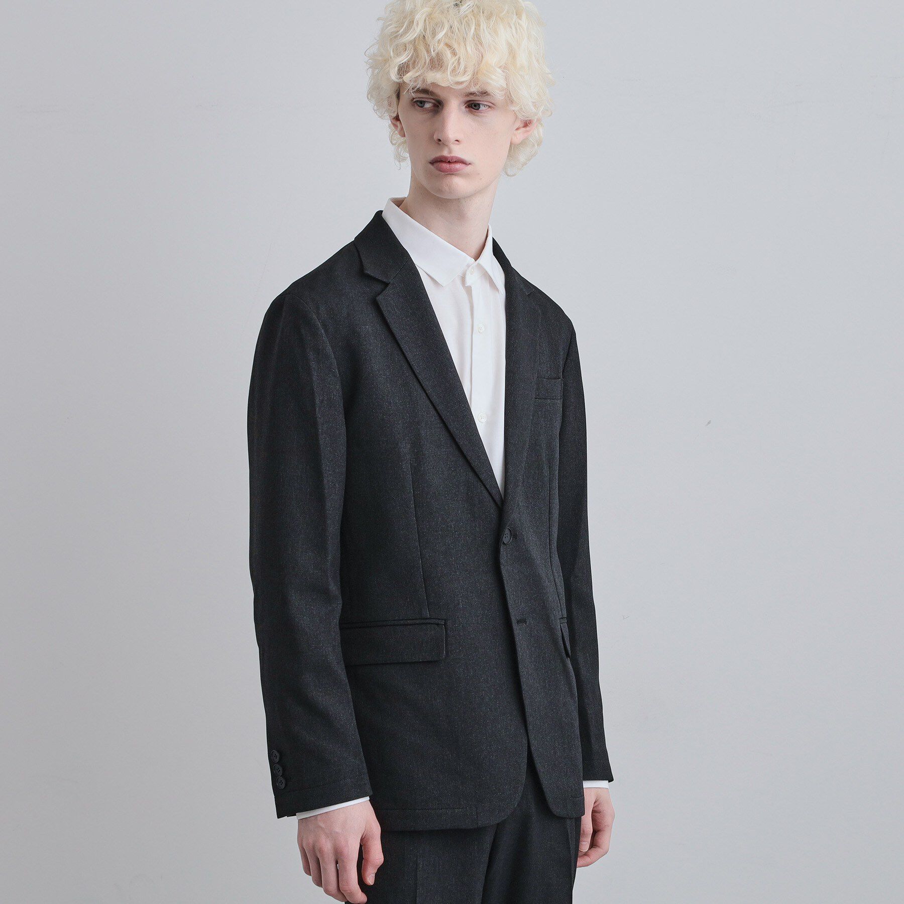 tk.TAKEO KIKUCHI「【セットアップ2点セット】PINHEADシングルセットアップ/ONOFF兼用/ストレッチ/洗える/イ」|スーツ|