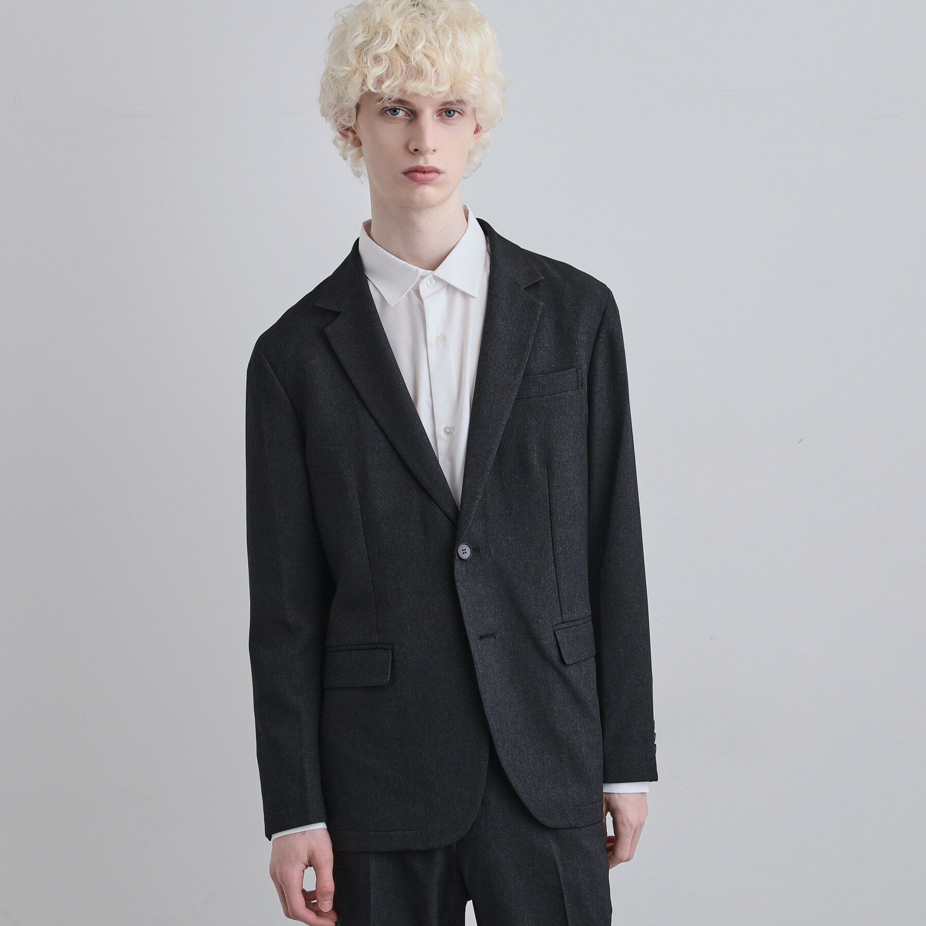 tk.TAKEO KIKUCHI「【セットアップ2点セット】PINHEADシングルセットアップ/ONOFF兼用/ストレッチ/洗える/イ」|スーツ|