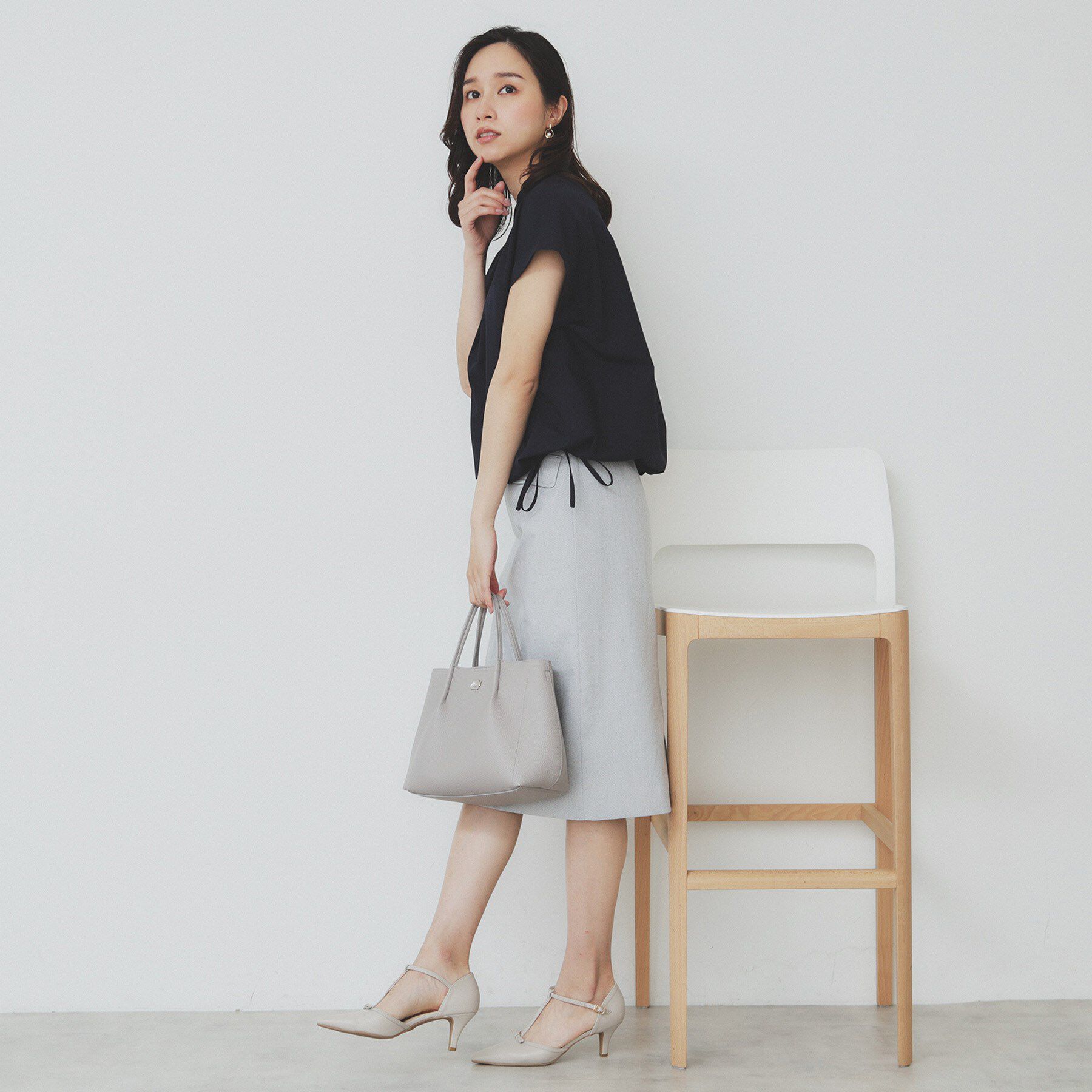 index「ダブルポケットスキッパーシャツ【洗濯機洗い可/イージーアイロン】」|シャツ・ブラウス|