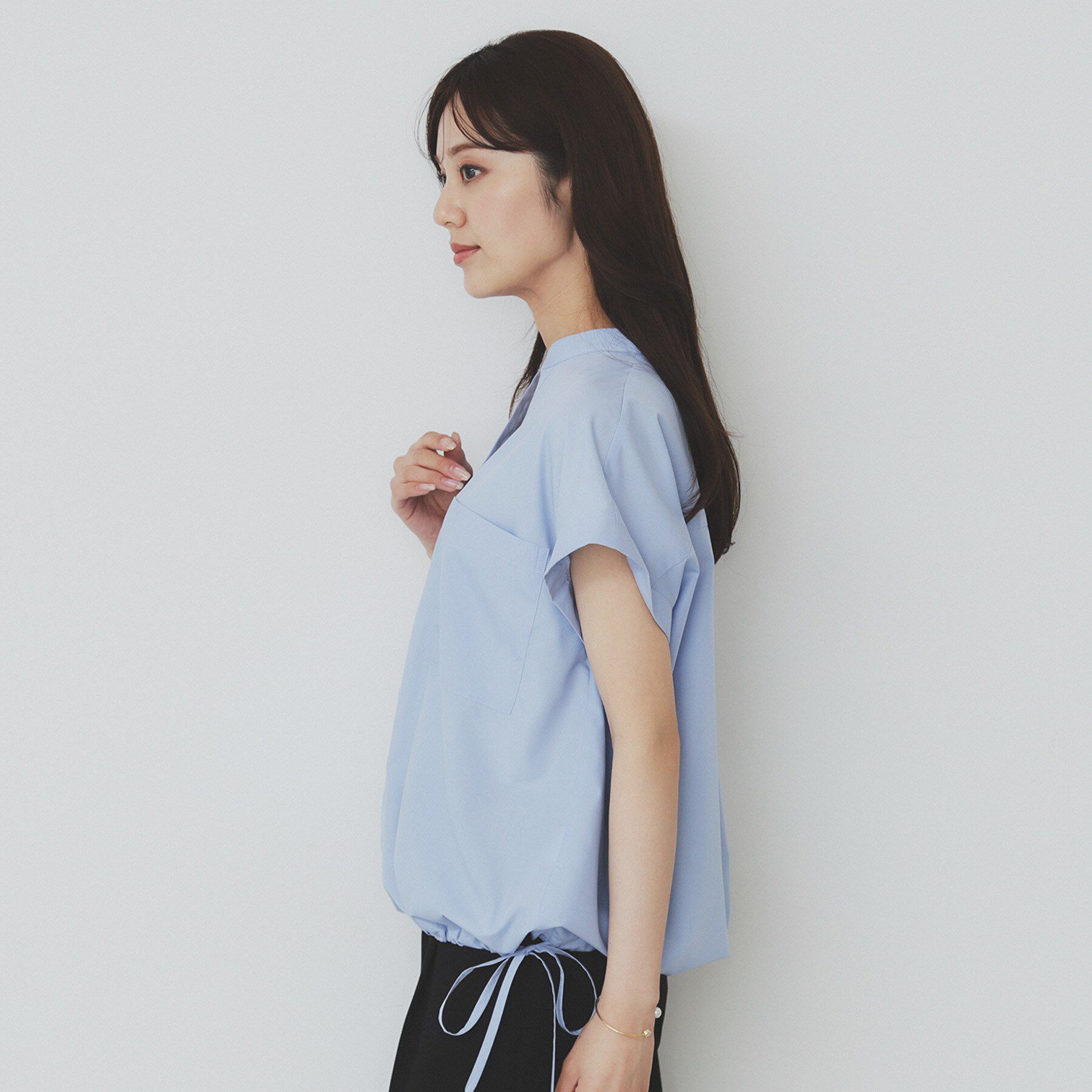 index「ダブルポケットスキッパーシャツ【洗濯機洗い可/イージーアイロン】」|シャツ・ブラウス|