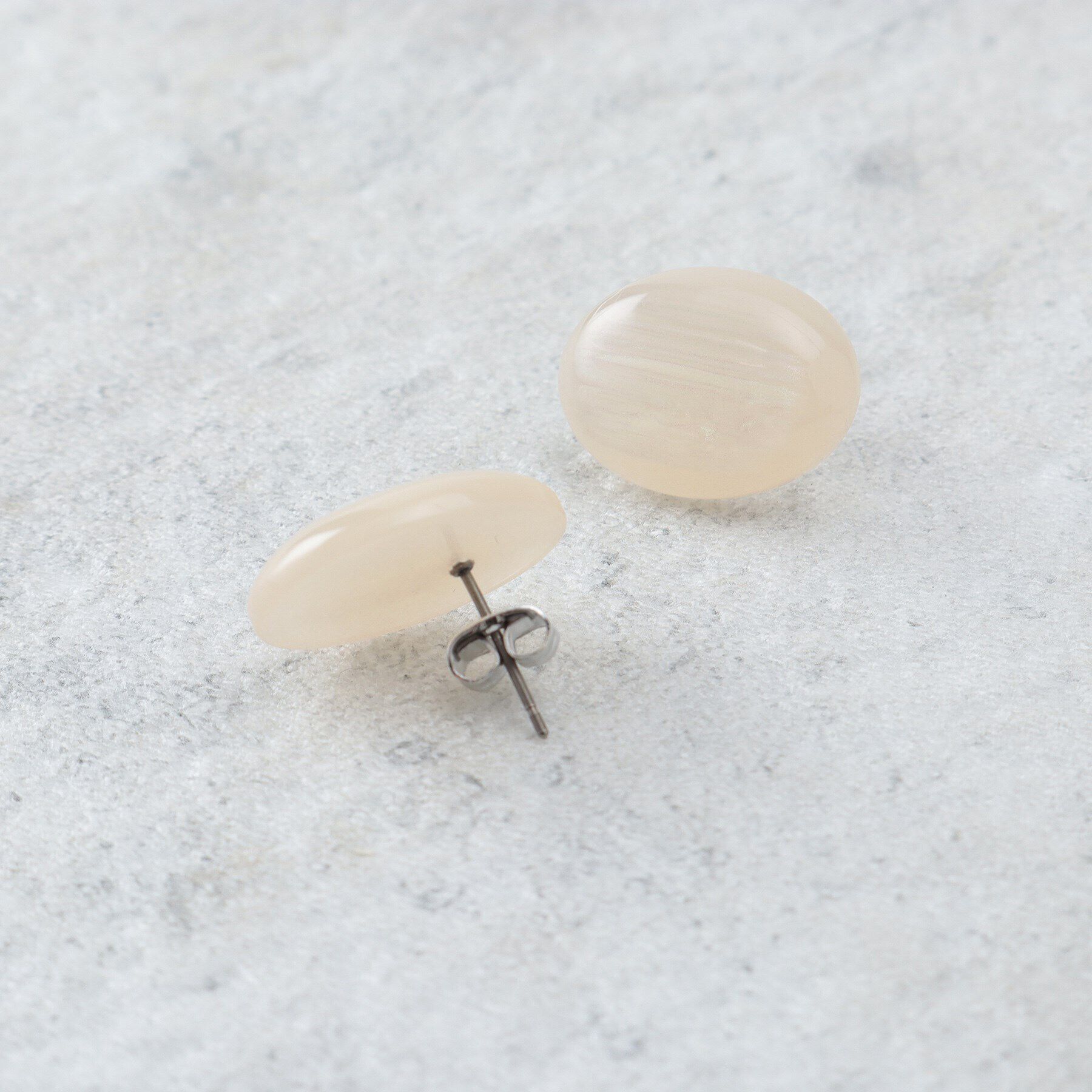 OPAQUE.CLIP「サークルマーブルピアス」|ピアス|