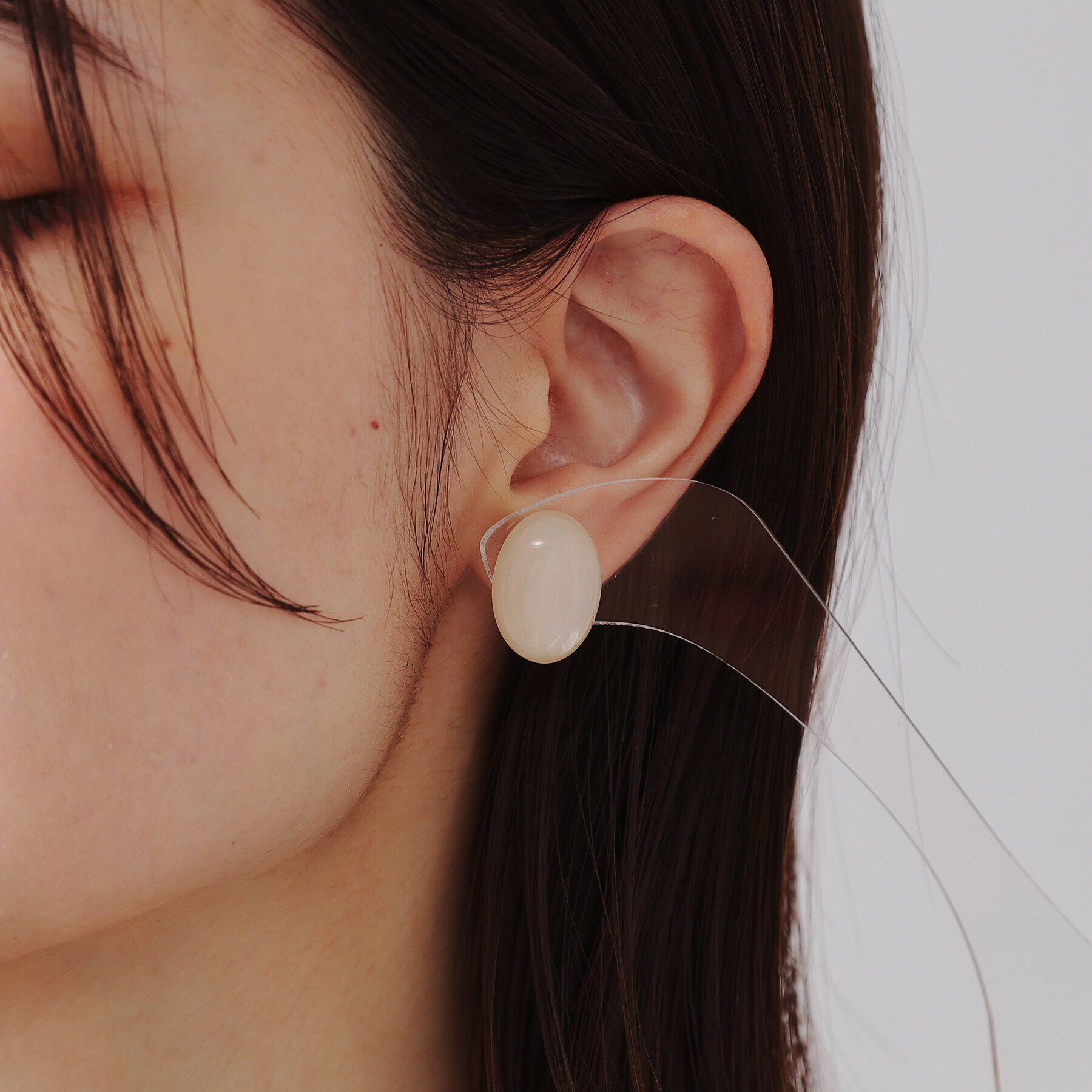 OPAQUE.CLIP「サークルマーブルピアス」|ピアス|