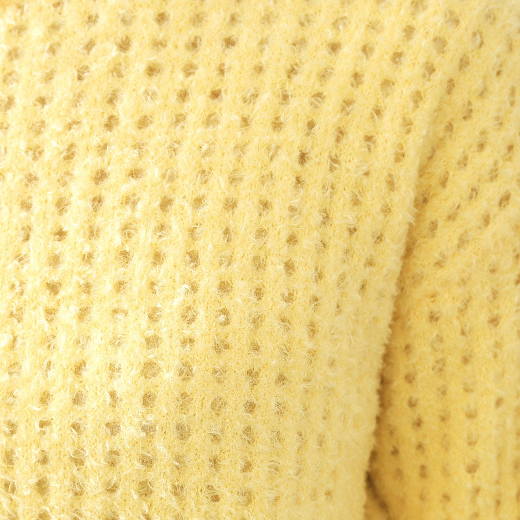 OPAQUE.CLIP「モールヤーンメッシュニット【洗濯機OK】」|ニット・セーター|