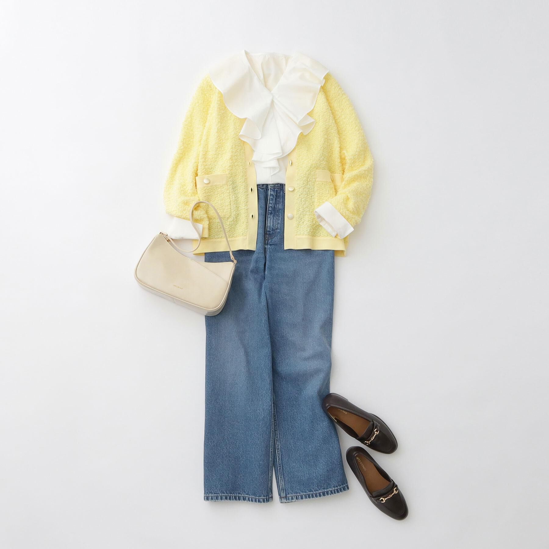 OPAQUE.CLIP「フロントフリルブラウス【洗濯機OK】」|シャツ・ブラウス|