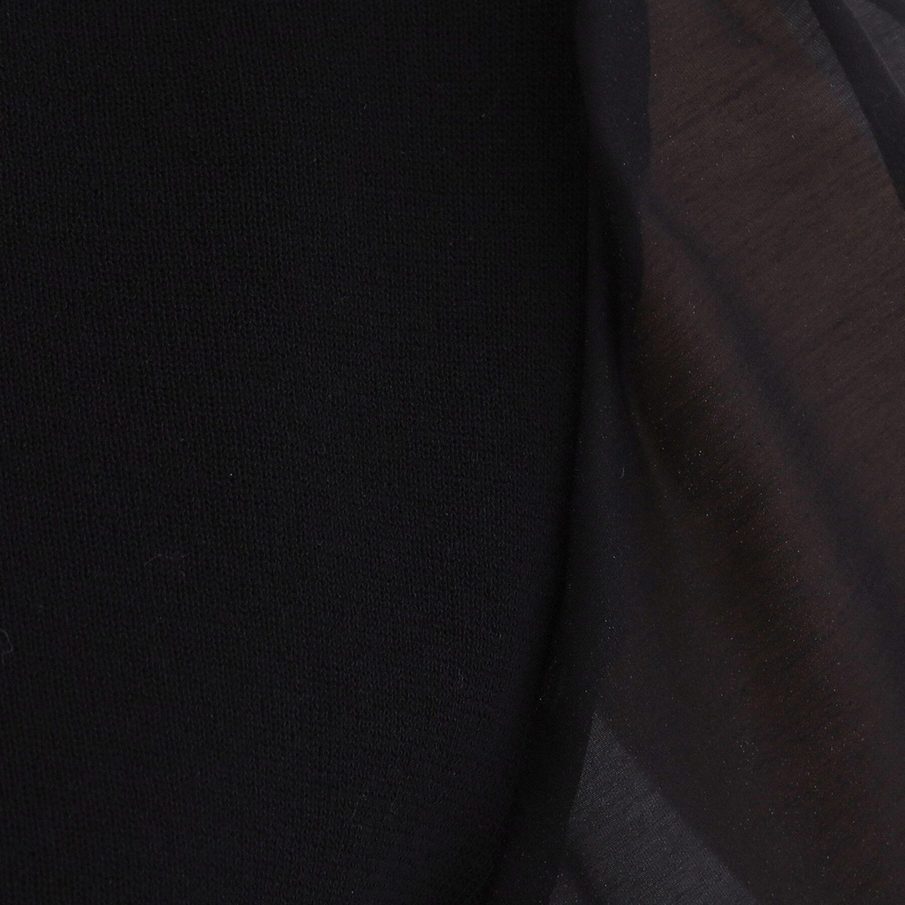 OPAQUE.CLIP「オーガンジーパフスリーブドッキングニット【洗濯機OK】」|ニット・セーター|