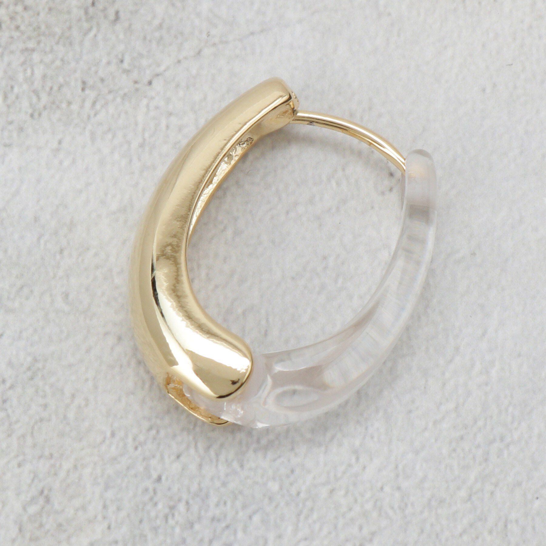 OPAQUE.CLIP「クリア&times;メタルコンビワンタッチピアス」|ピアス|