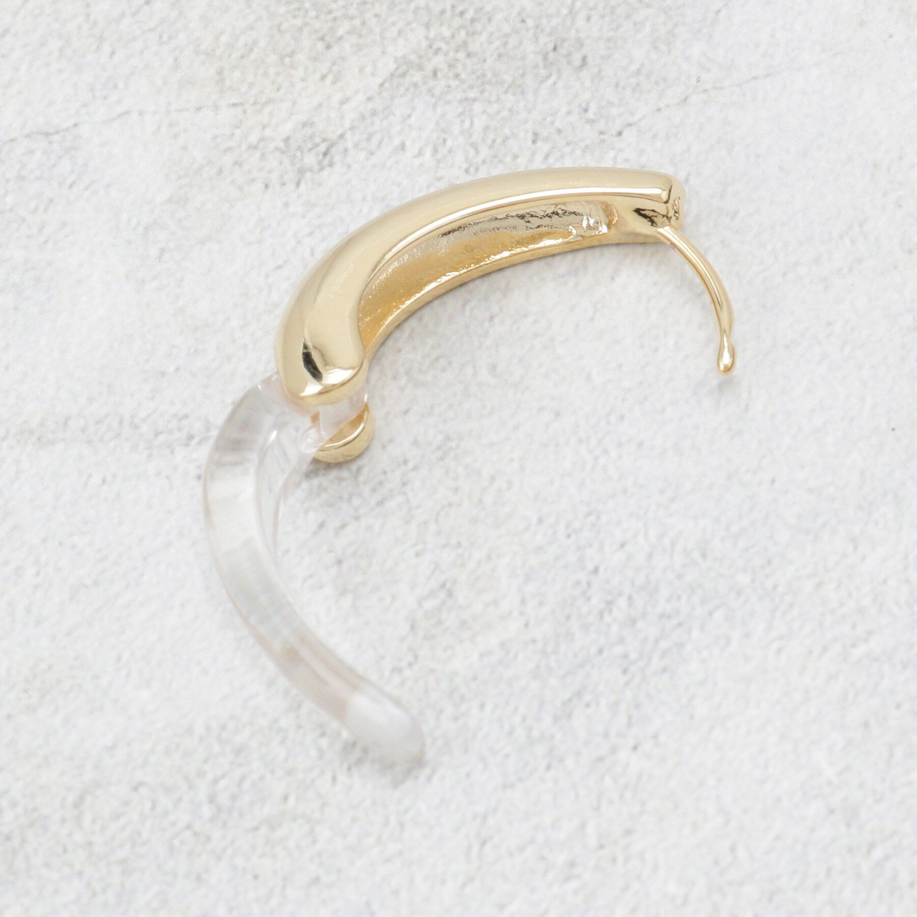 OPAQUE.CLIP「クリア&times;メタルコンビワンタッチピアス」|ピアス|