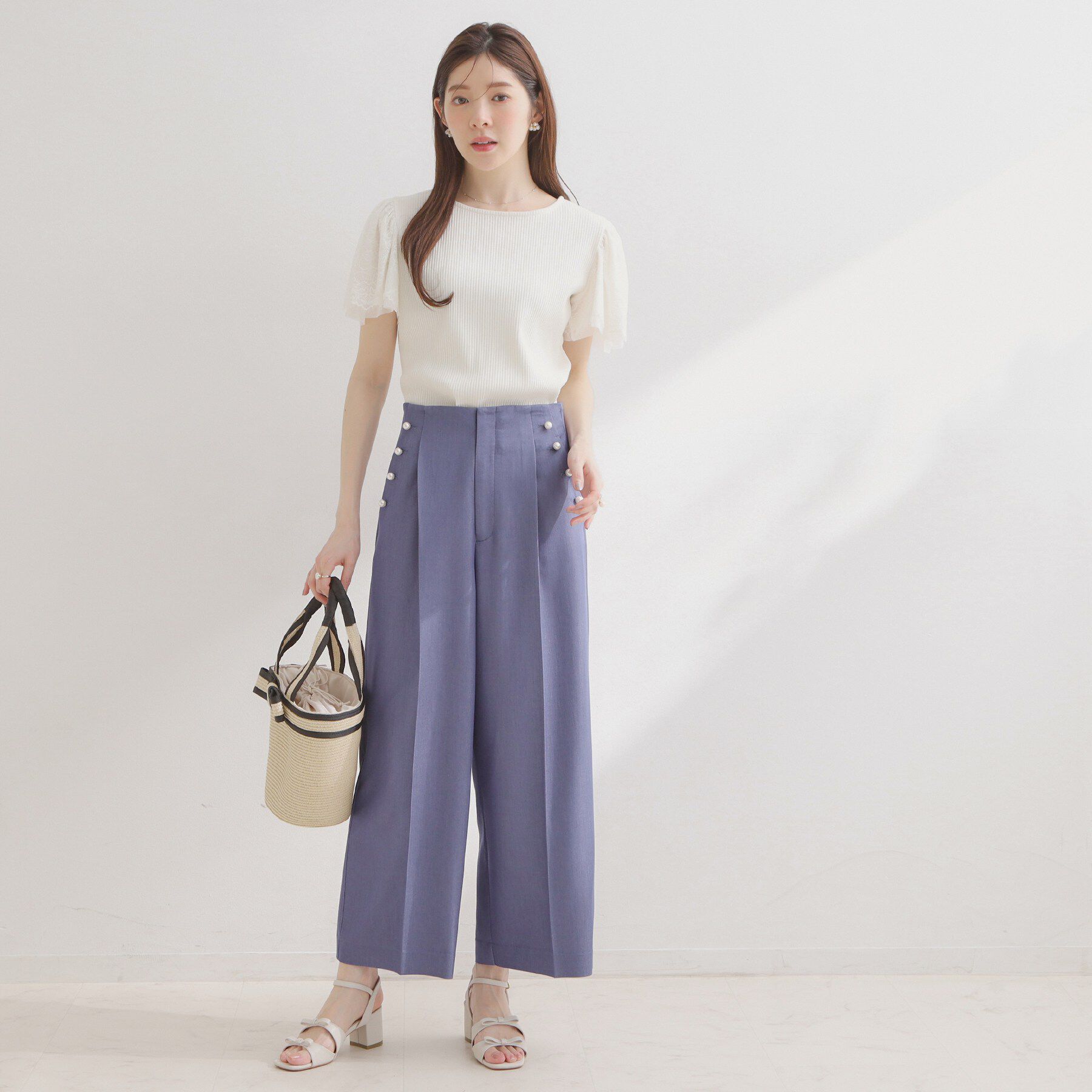 Couture broach「テレコレーストップス」|Tシャツ・カットソー|