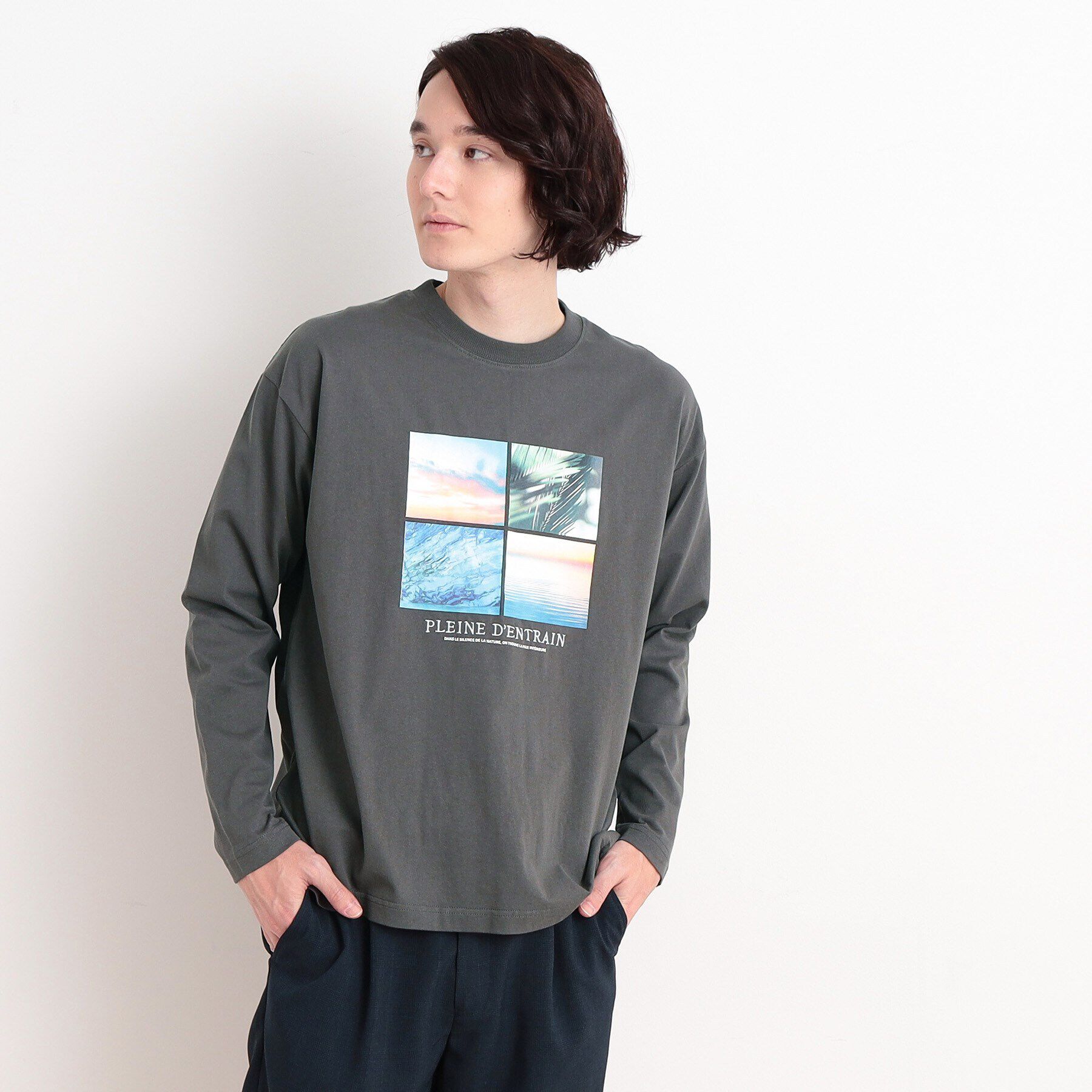 THE SHOP TK「オーガニックコットンフォトプリントTシャツ」|Tシャツ・カットソー|