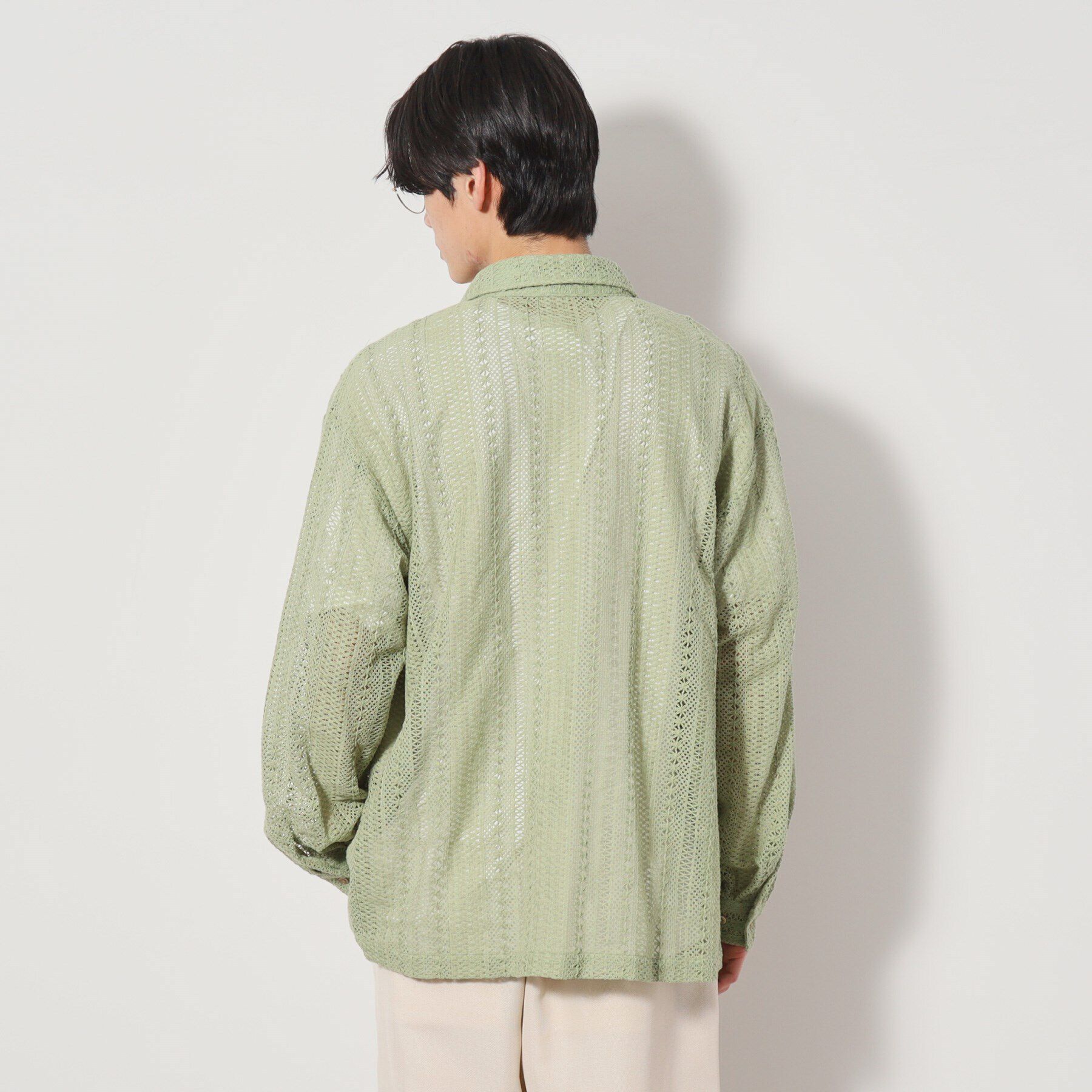 THE SHOP TK「レースシャツアンサンブル長袖シャツ・半袖Tシャツセットアイテム」|シャツ・ブラウス|