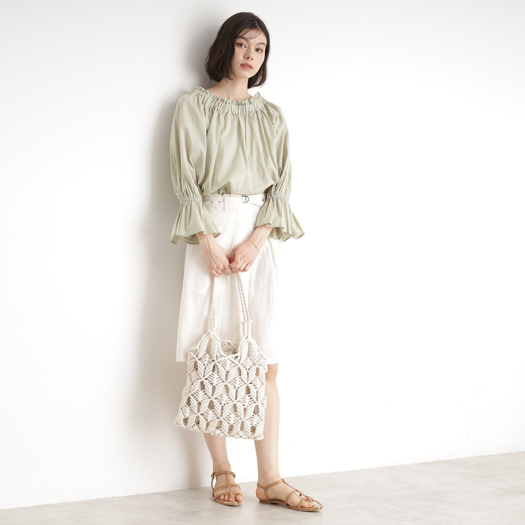 THE SHOP TK「マクラメトートバッグ」|トートバッグ|