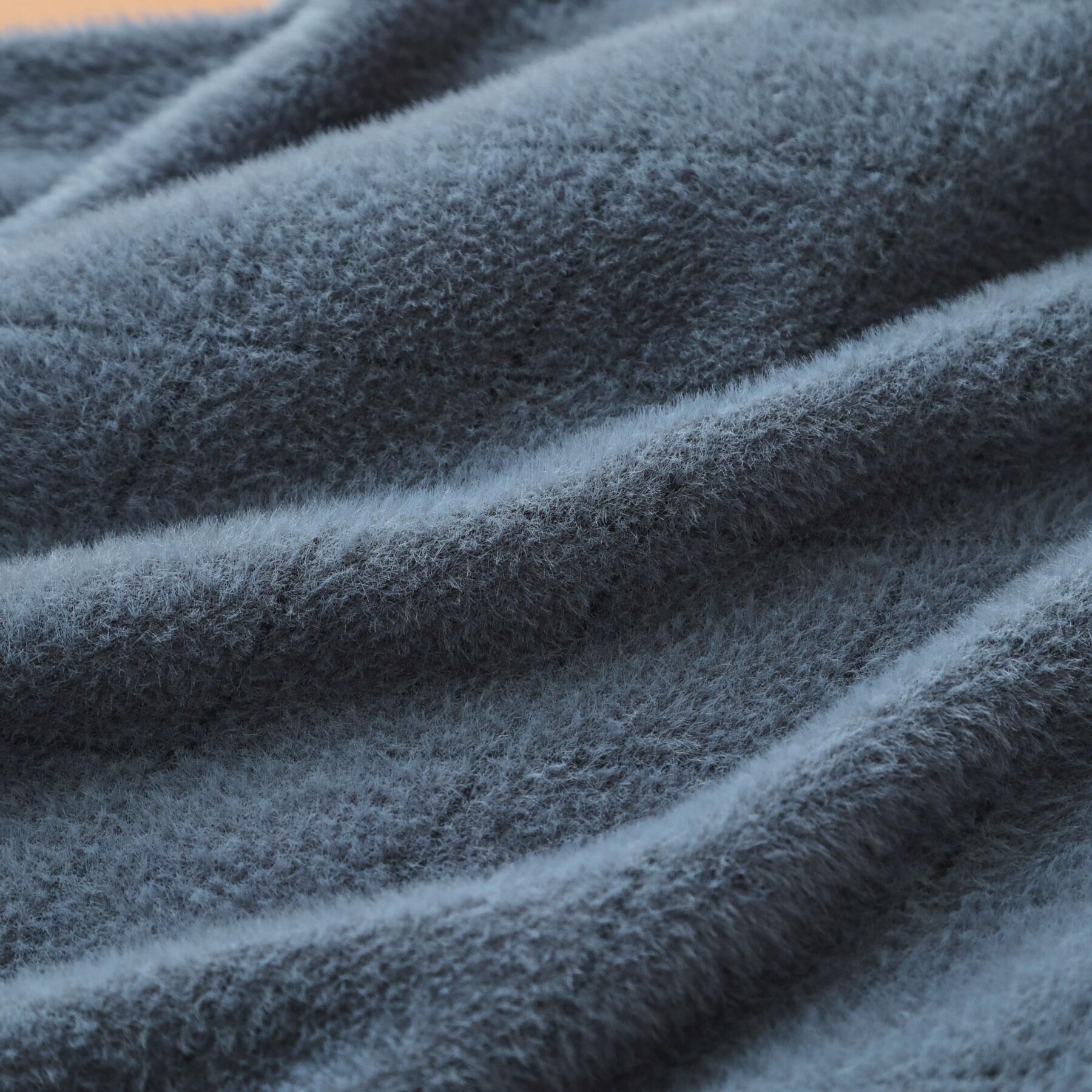 THE SHOP TK「【ふんわり心地いい肌触り】　ダイヤ柄シャギーニット」|ニット・セーター|