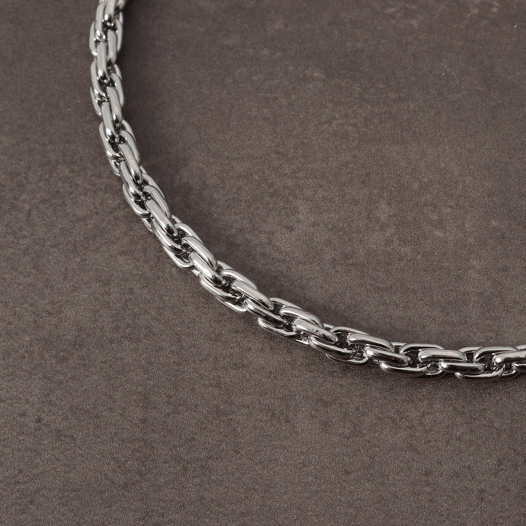 THE SHOP TK「オーバーラップ チェーン ステンレス ネックレス ユニセックス」|ネックレス|