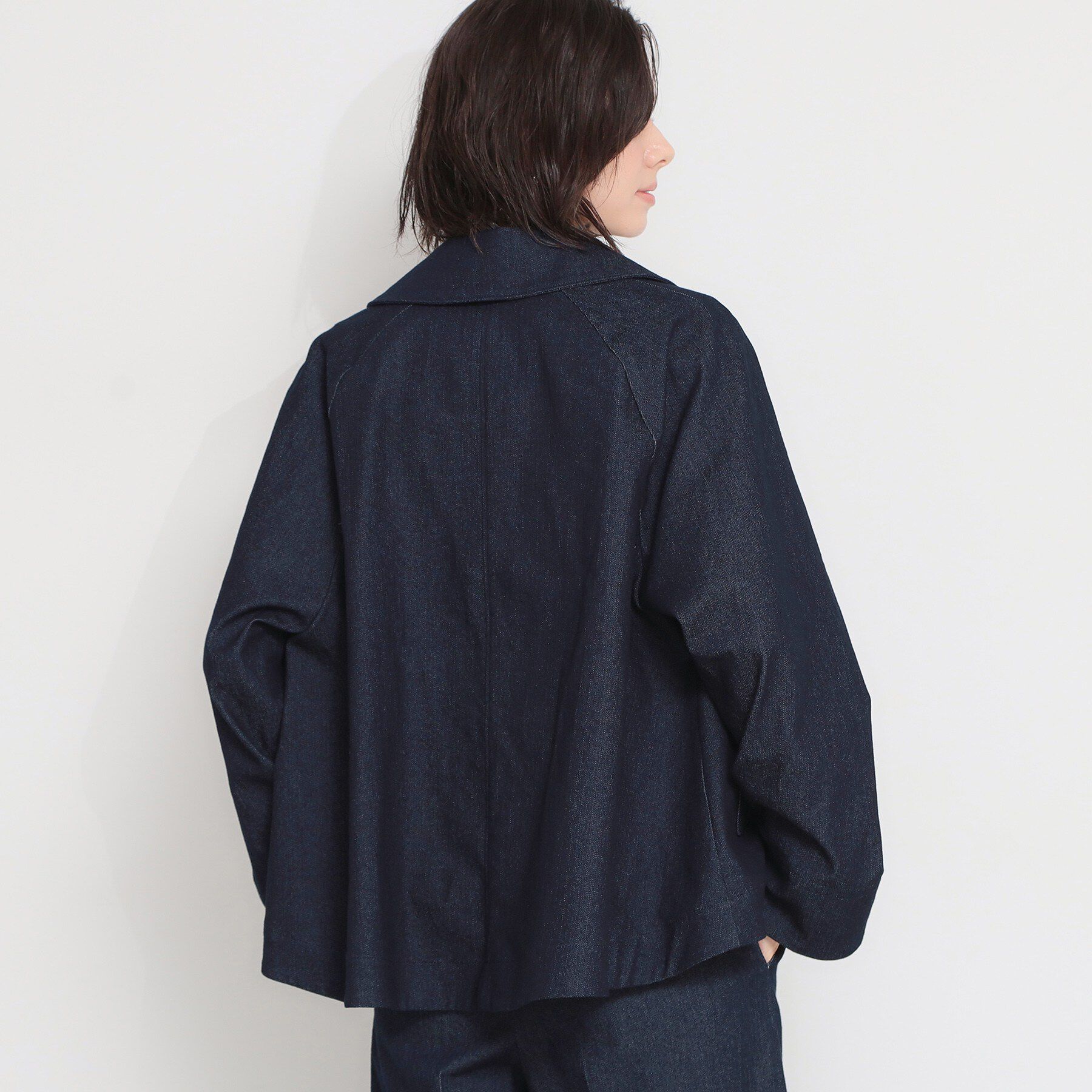 THE SHOP TK「大人かっこいい 軽やかデニム＆チノブルゾン」|ブルゾン・スタジャン|