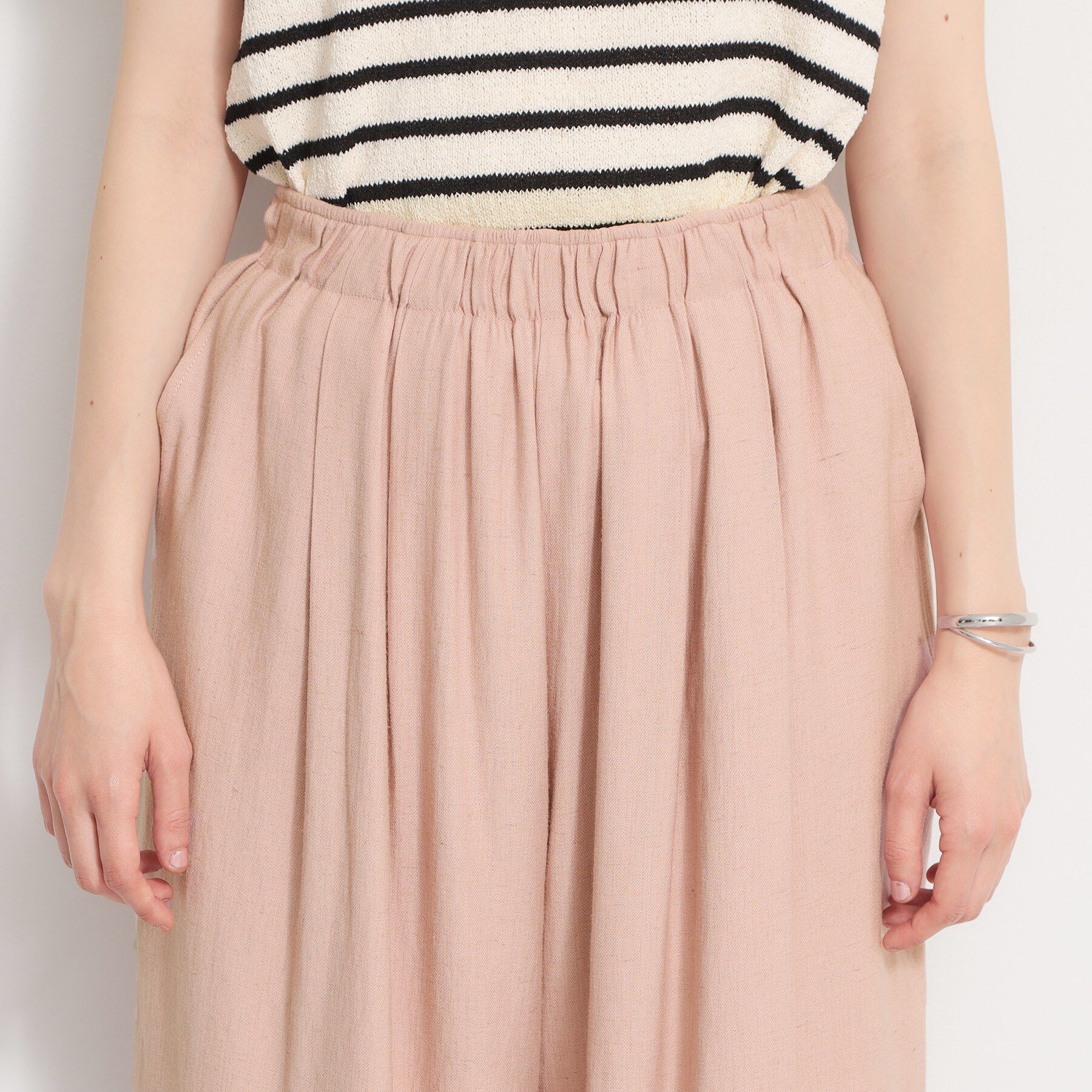 THE SHOP TK「さらりと心地よい リネンライクワイドパンツ」|その他|