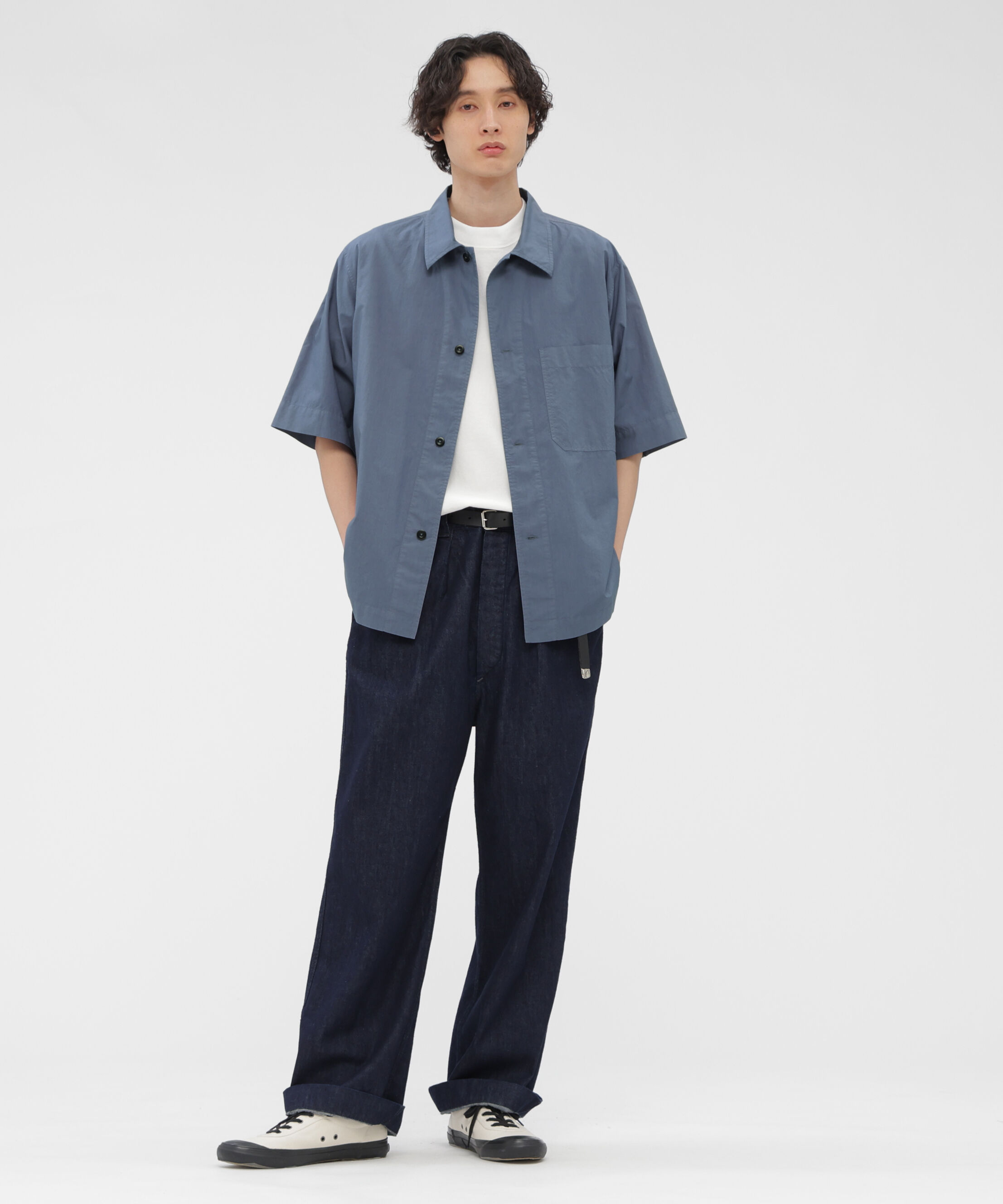 MHL.「COTTON RAMIE POPLIN SHIRT」|シャツ・ブラウス|