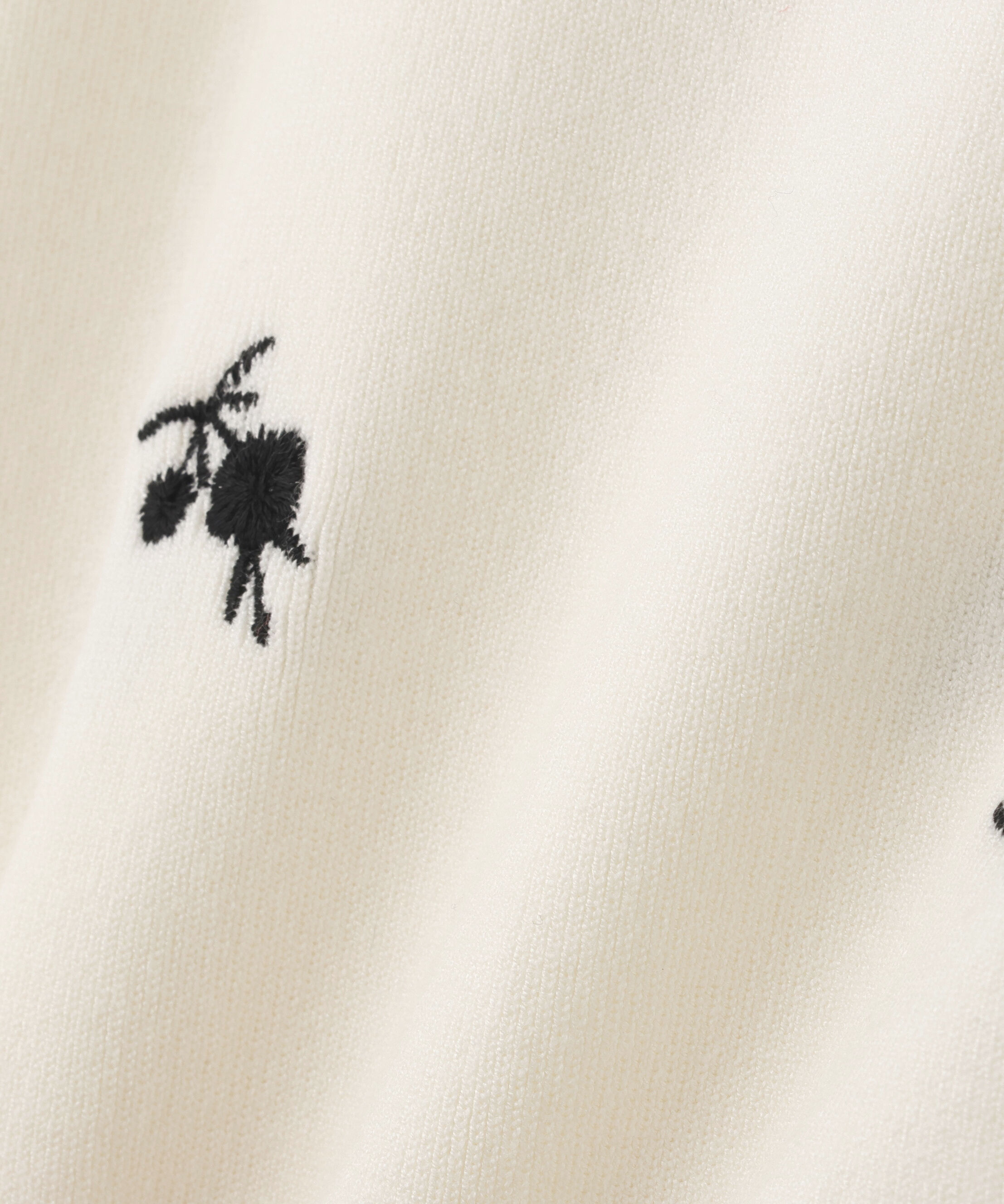  「〈N.〉フラワー刺繍ポケットカーデ」|ニット・セーター|