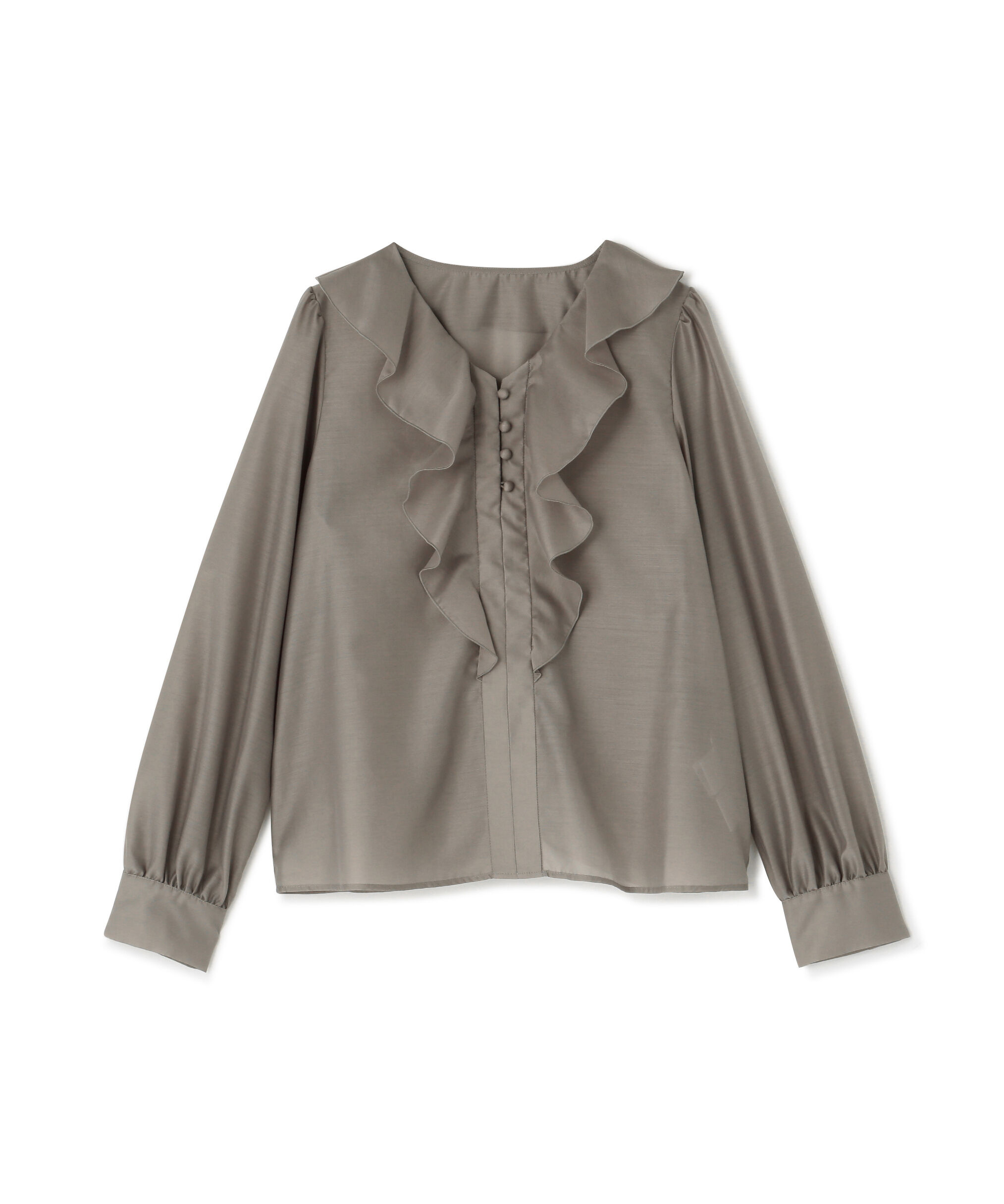  「フロントフリルブラウス」|シャツ・ブラウス|