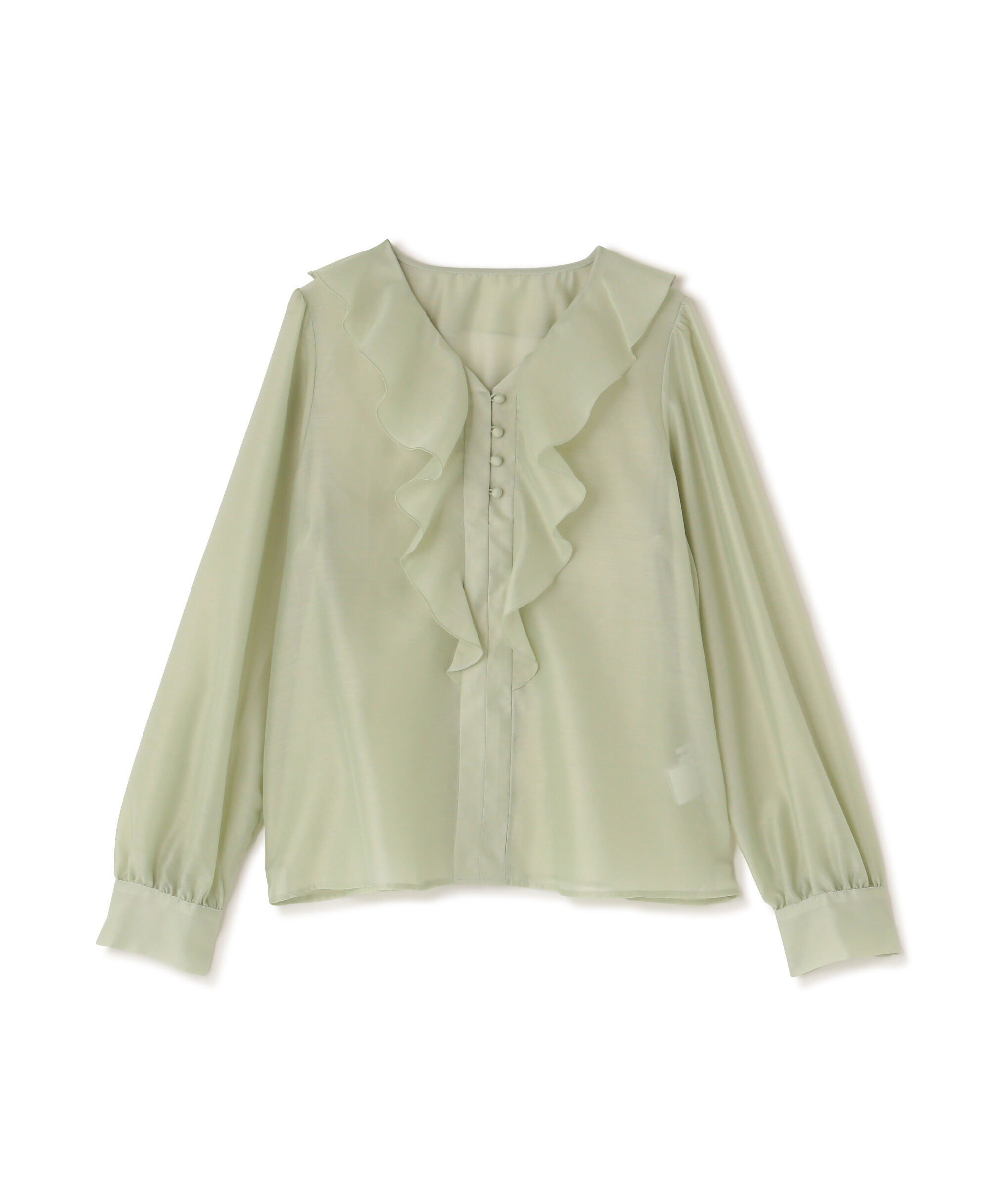  「フロントフリルブラウス」|シャツ・ブラウス|