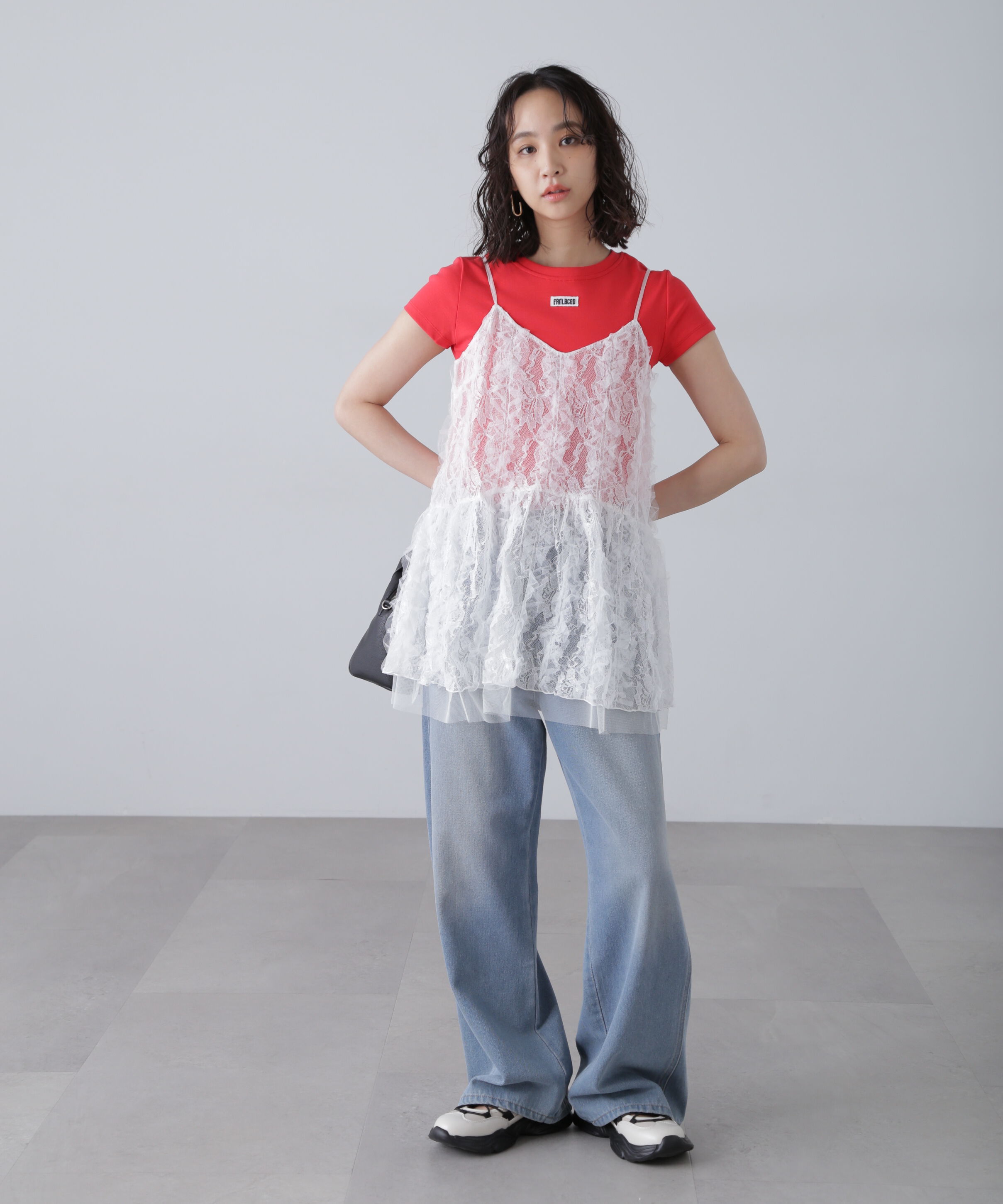  「ローティアードレースチュニック」|シャツ・ブラウス|