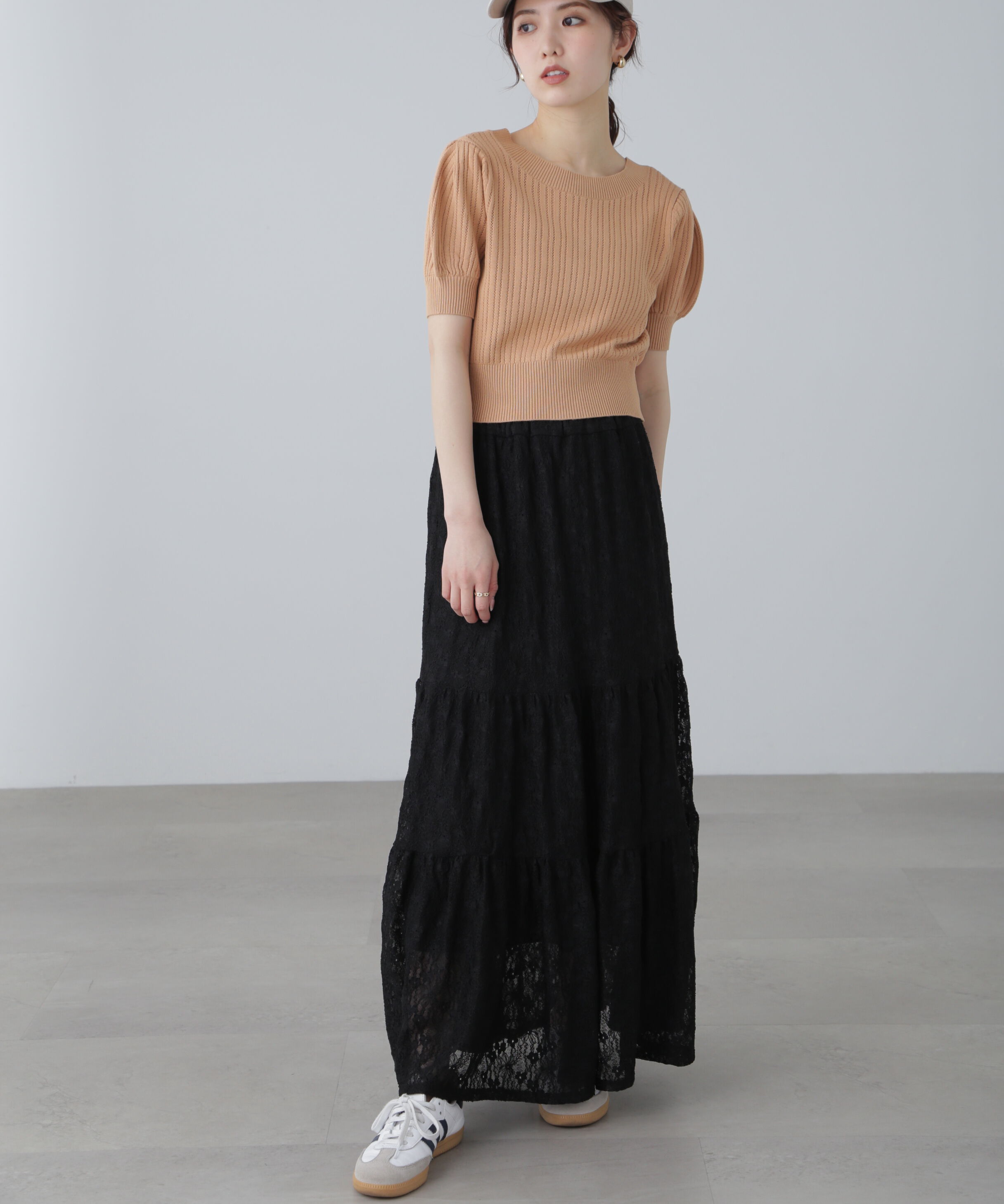  「透かし編み前後2wayカーディガン」|ニット・セーター|