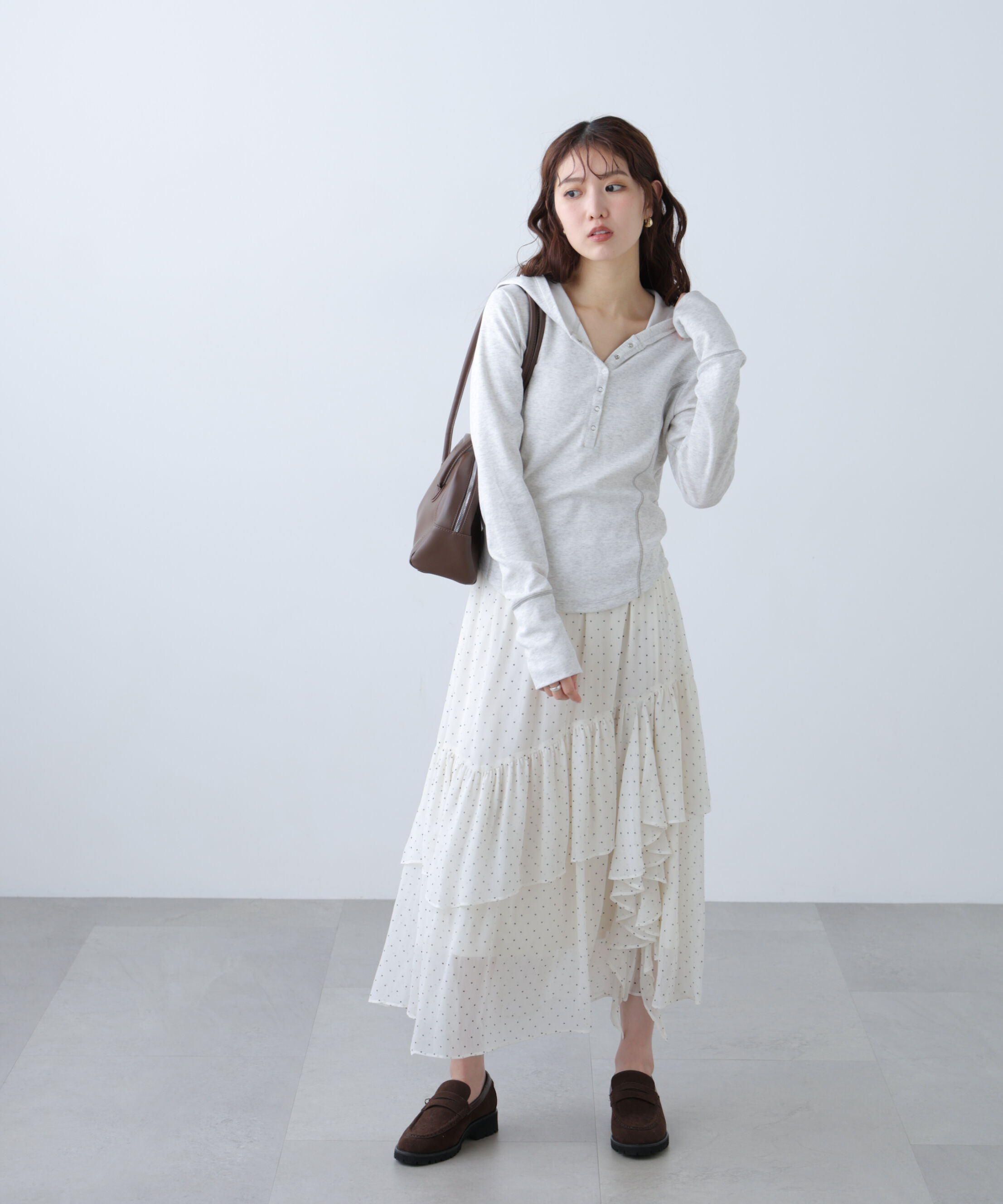  「スキッパーカットソーフーディー」|Tシャツ・カットソー|