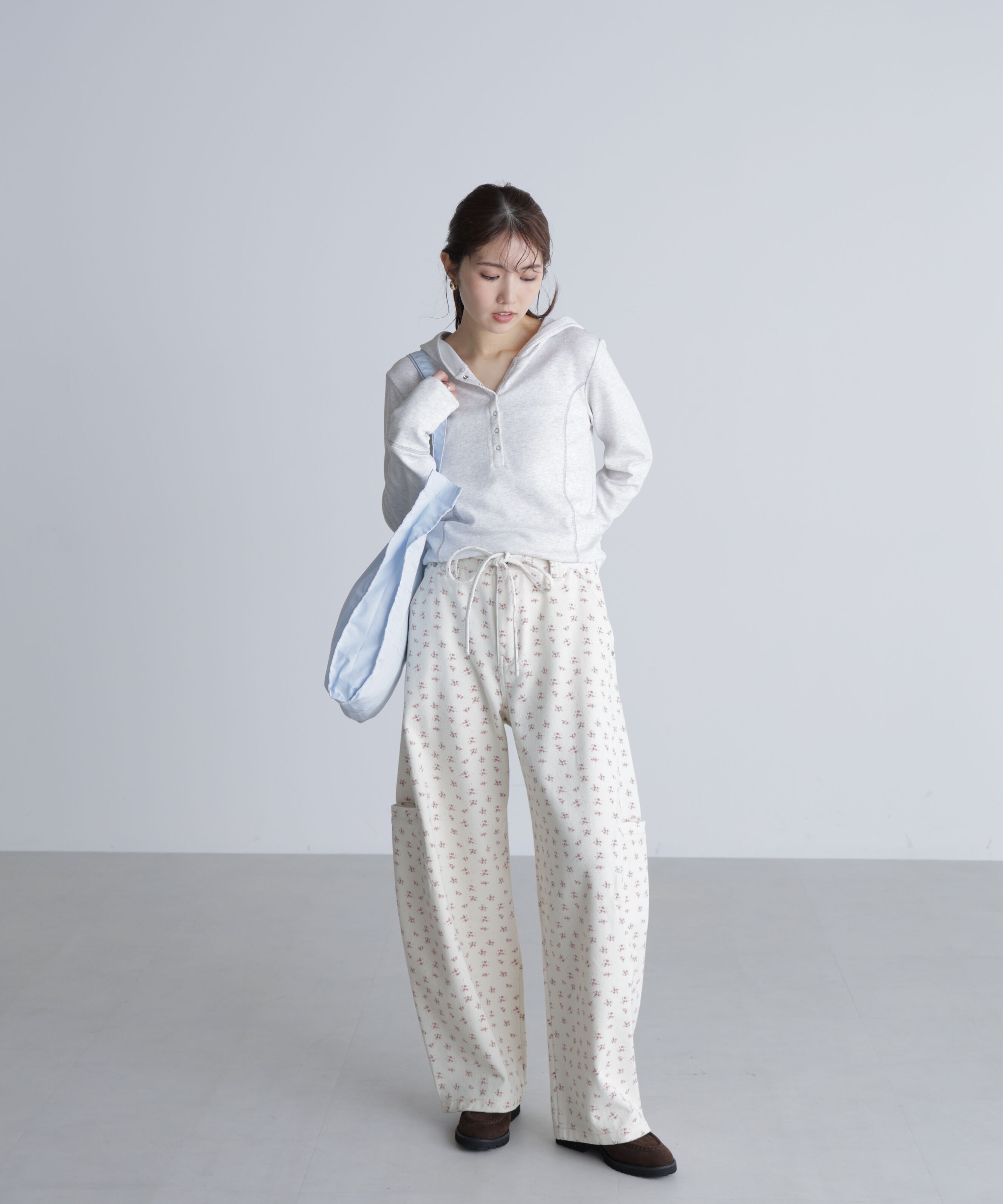  「スキッパーカットソーフーディー」|Tシャツ・カットソー|