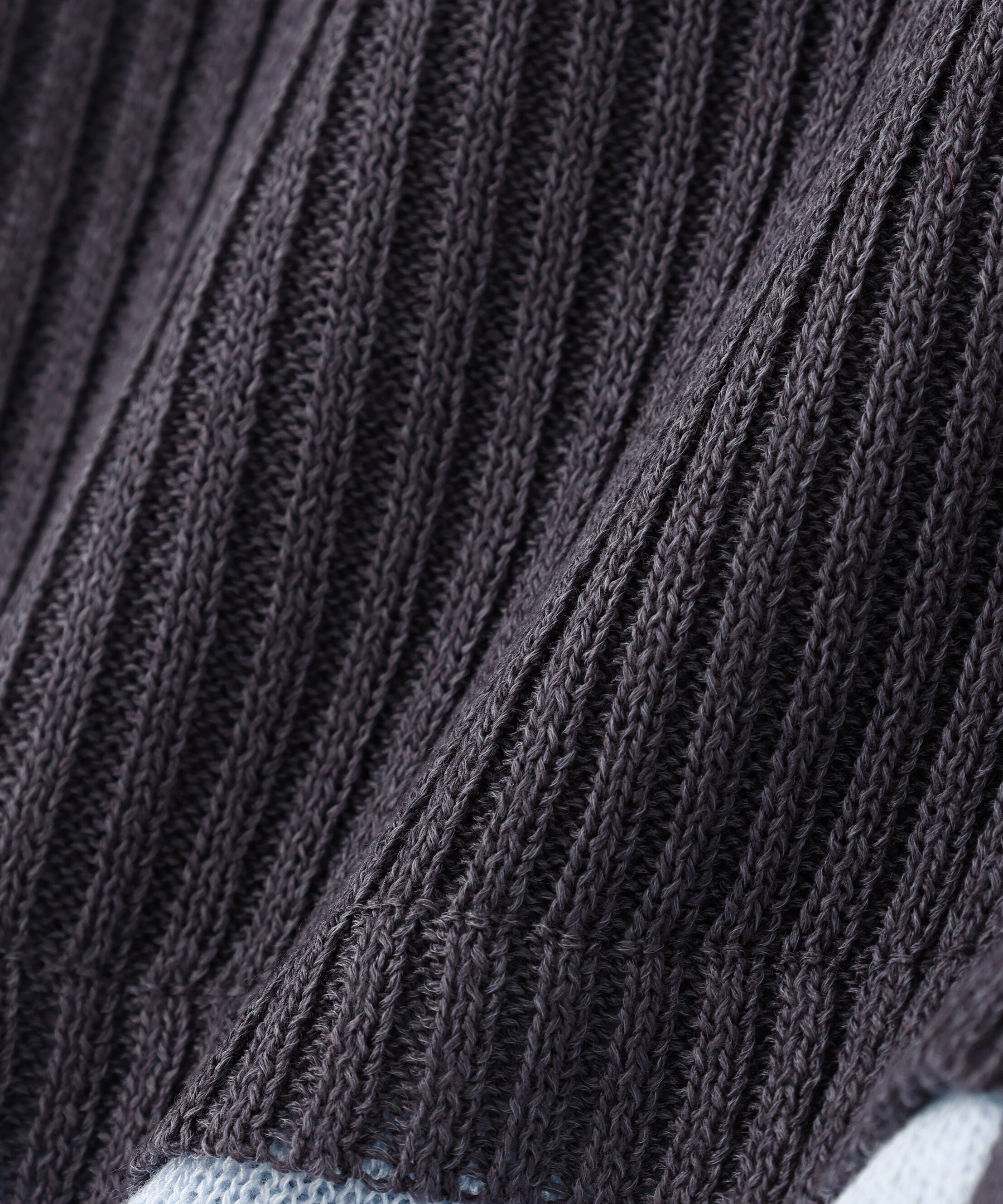  「レイヤー襟ポロリブニット〈MFM〉」|ニット・セーター|