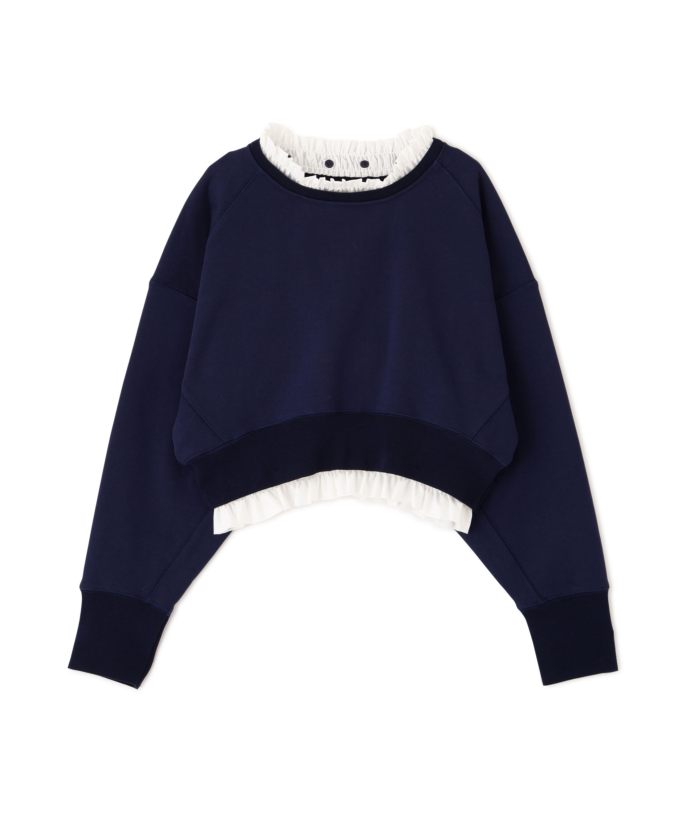  「フリルドッキングスウェット」|Tシャツ・カットソー|